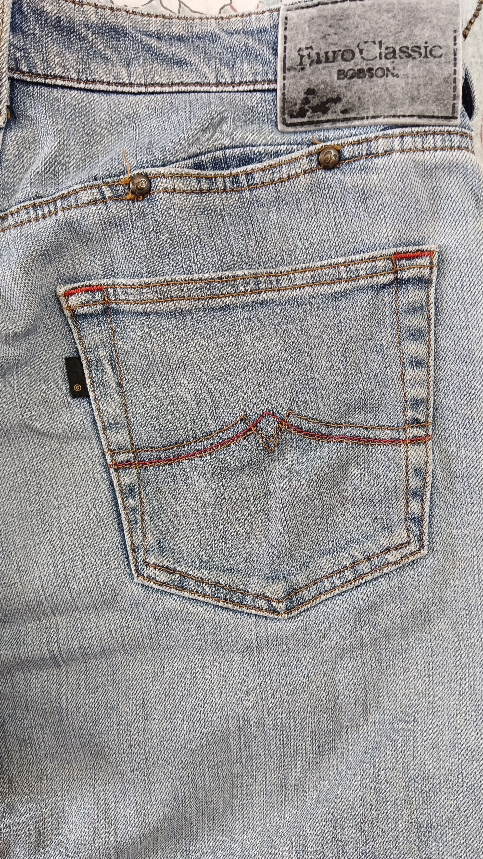 If Six Was Nine Bobson Euro Classic Patchwork Denim Size US 31 - 9 Thumbnail