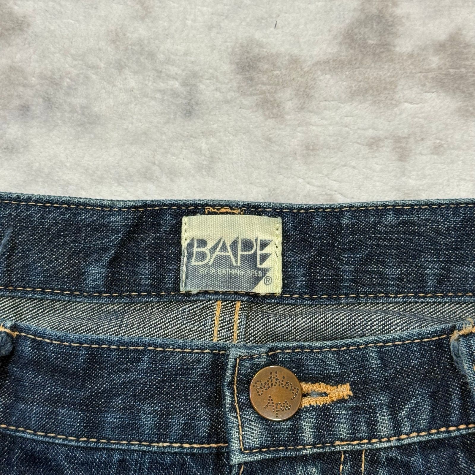 Bape × Nigo Authentic Bape 2000’s Twinsta Jeans 32 Size US 32 / EU 48 - 3 Thumbnail
