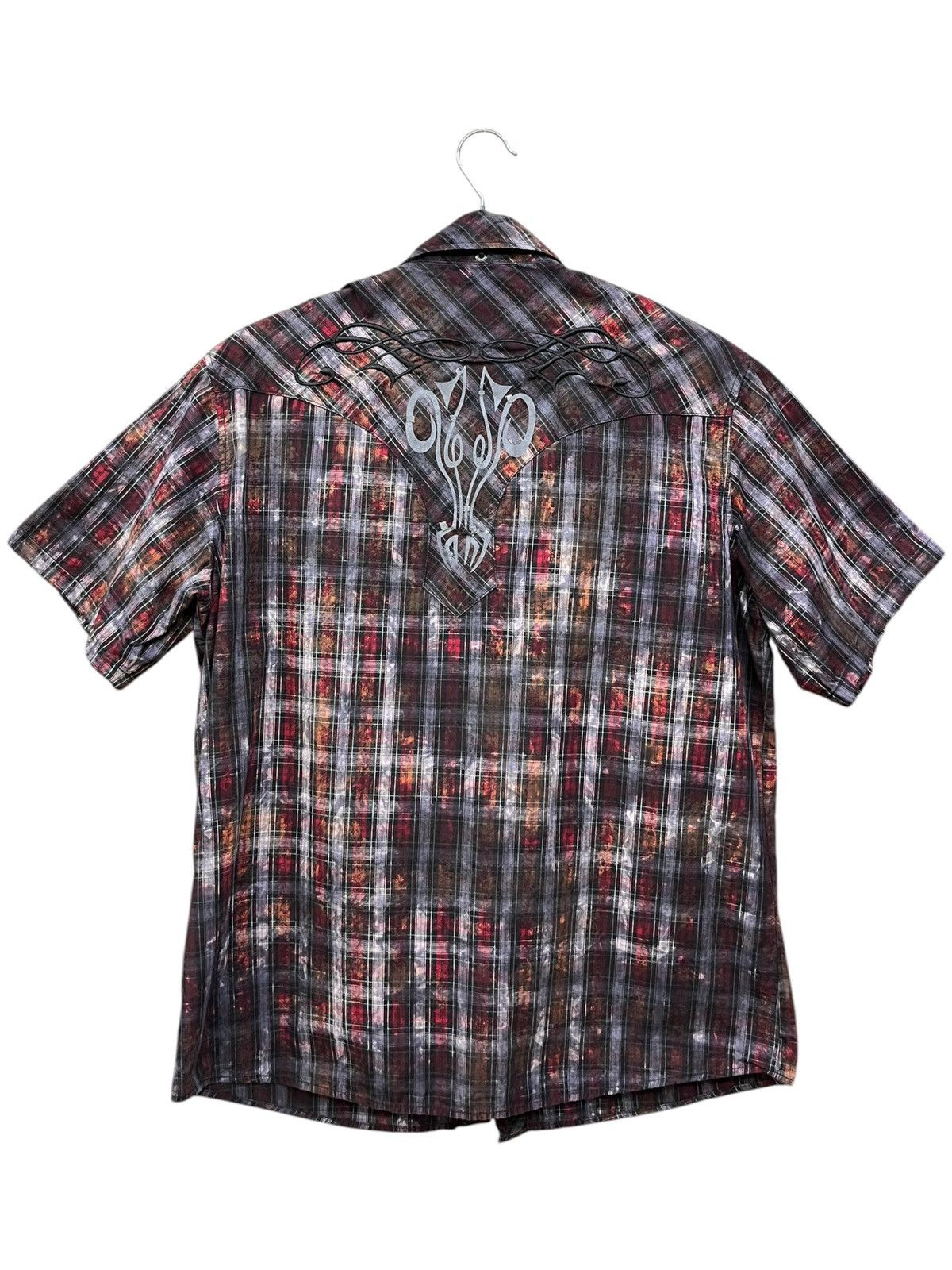 In The Attic In The Attic Punk Smokes Tartan Studded Tribal Shirt M Size US M / EU 48-50 / 2 - 6 Thumbnail