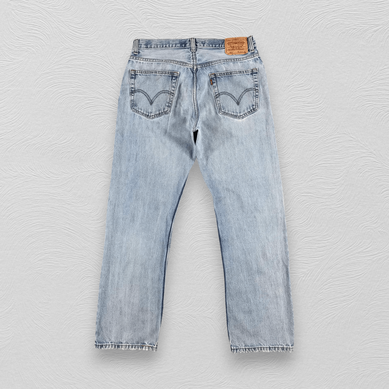 Levi's Vintage Levis 505 Jeans Stone Wash Denim KJ597 Size US 34 / EU 50 - 2 Thumbnail