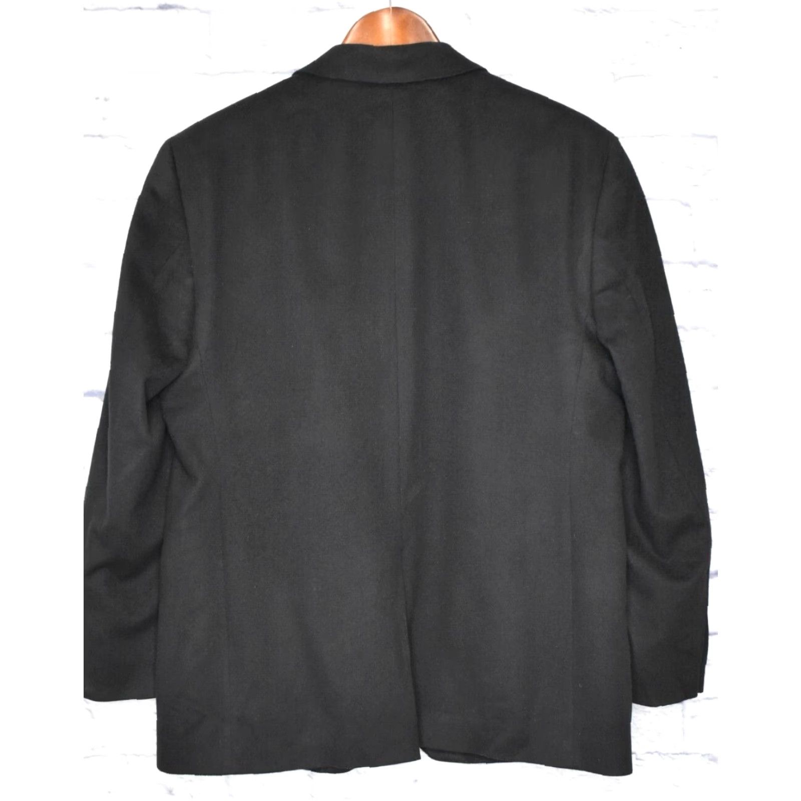 Jos. A. Bank Jos A Bank Jacket Men 42R Black Cashmere Wool 2 Button Sport Coat Chest 46 Size US XS / EU 42 / 0 - 2 Thumbnail
