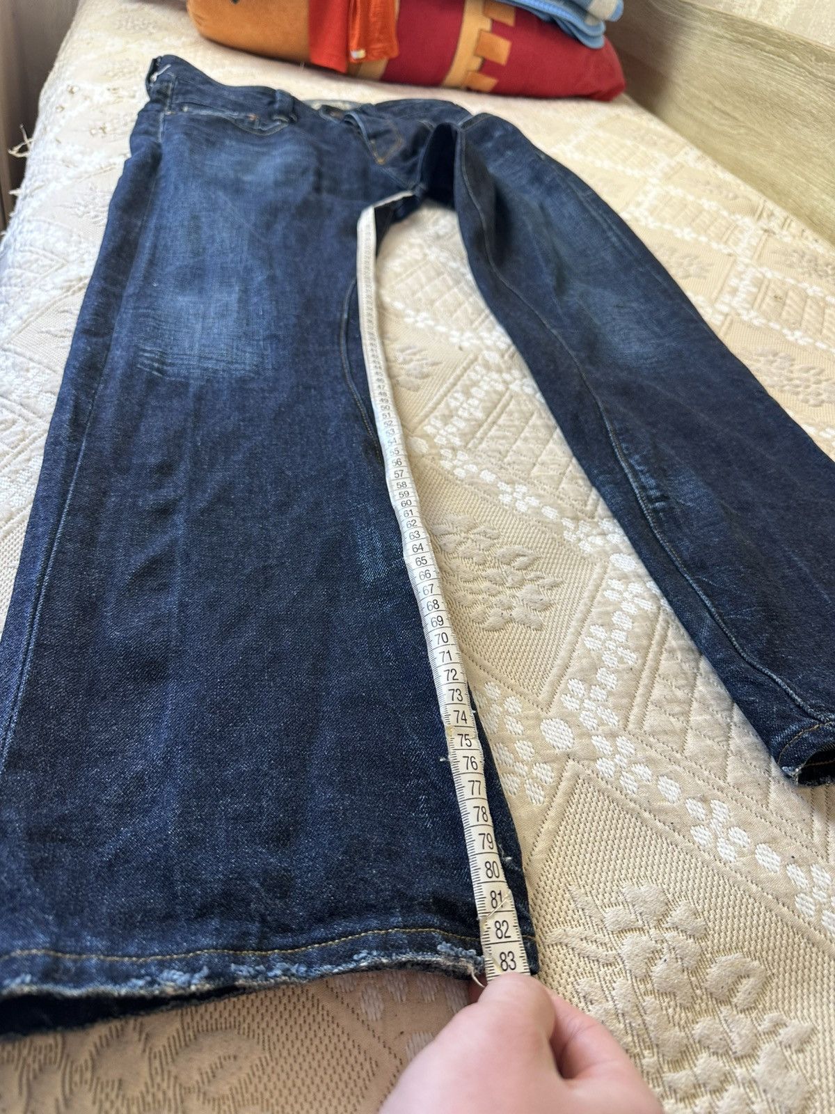 G-Star 🔥 G Star Raw 3301 Vintage Blue Denim Pants Jeans Trousers Size US 32 / EU 48 - 13 Thumbnail