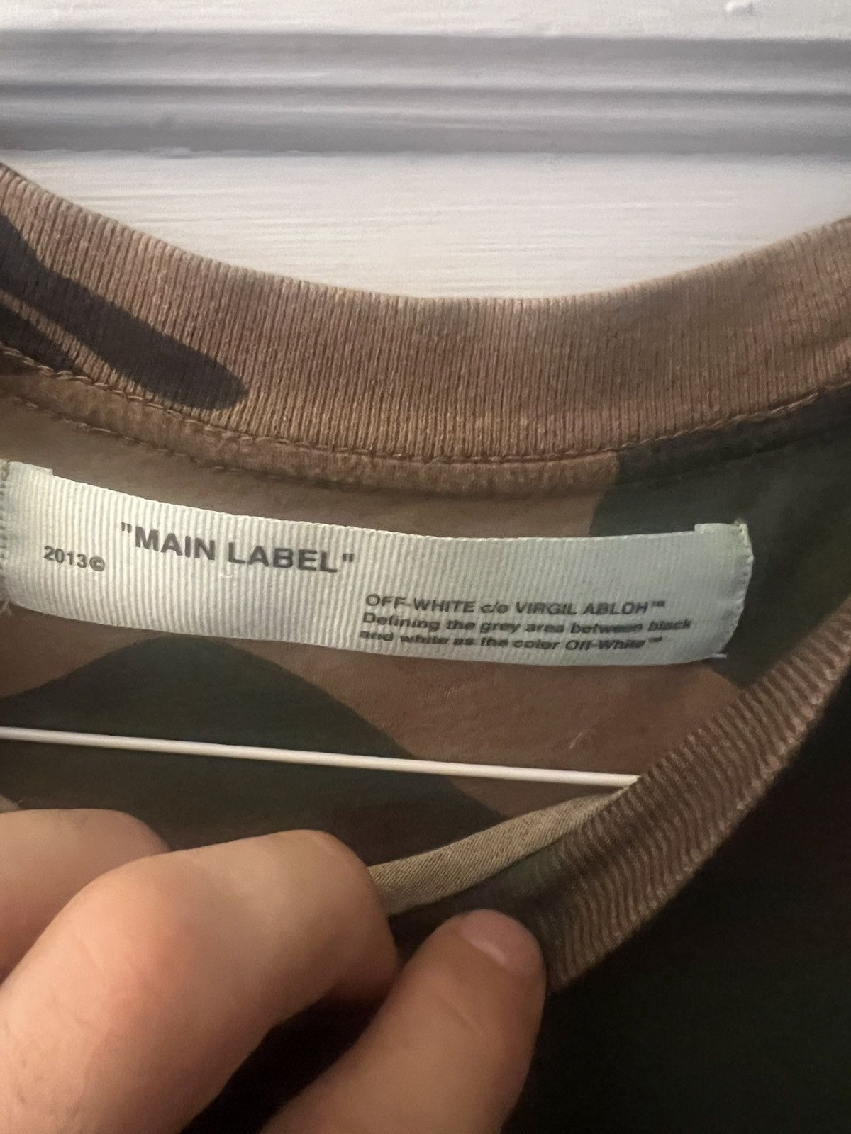 Off-White Off-White Reconstructed Camo Tee size XS Size US XS / EU 42 / 0 - 4 Thumbnail