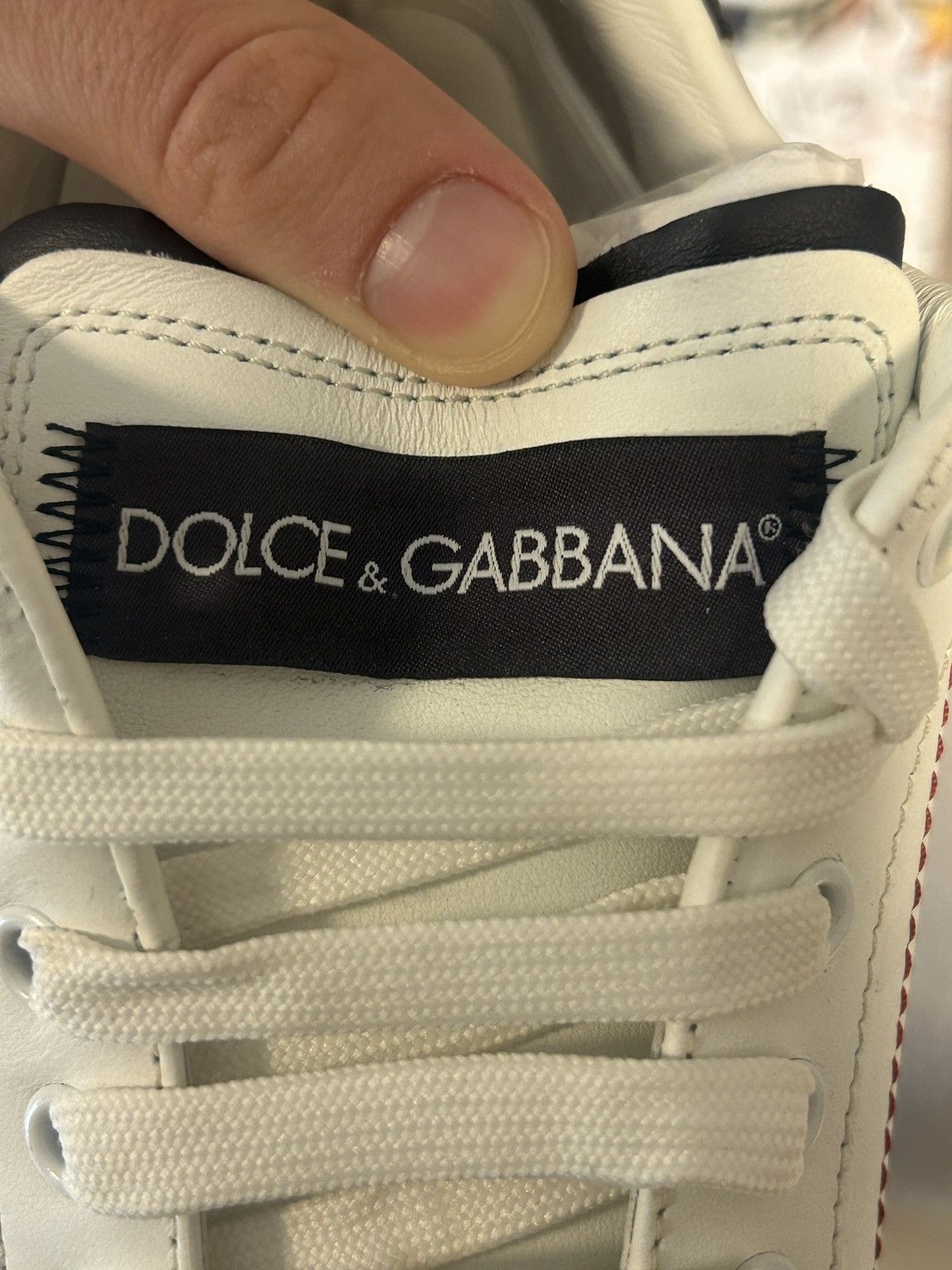 Dolce & Gabbana Dolce & Gabbana Portofino White Black Size US 5.5 / EU 38 - 7 Thumbnail