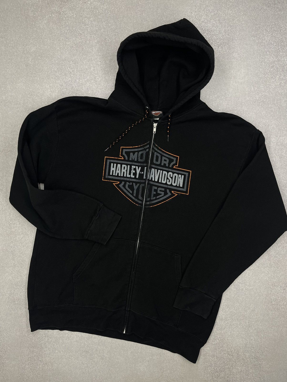 Harley Davidson Harley Davidson Berkshire England Black Zip Hoodie Size US XXL / EU 58 / 5 - 5 Thumbnail
