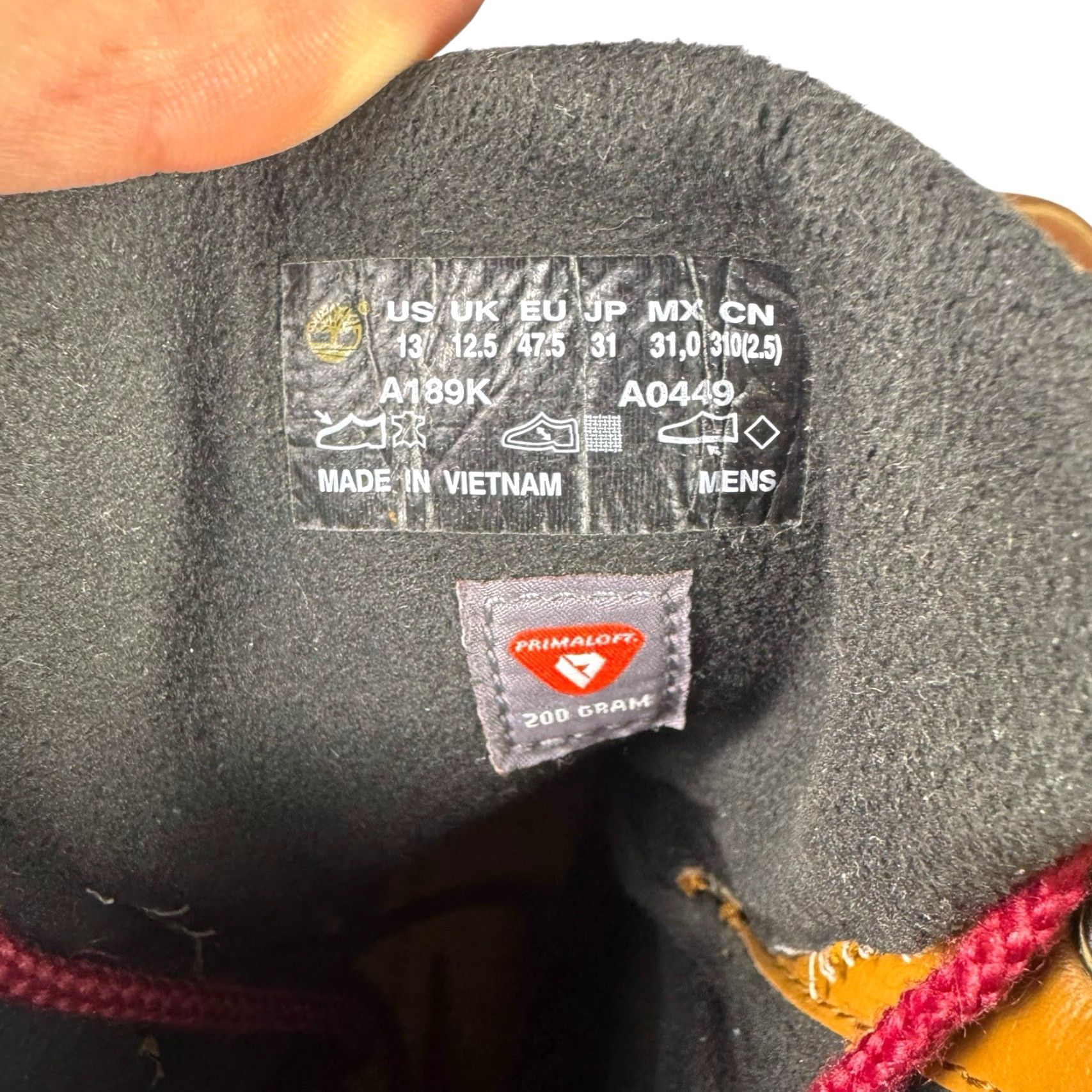 Timberland Timberland Tenmile Boots Mens 13 Waterproof Primaloft 200 Gram Workwear Utility Boots Mens 13 Brown Leather Waterproof Tongue Embroidered Logo Size US 13 / EU 46 - 5 Thumbnail