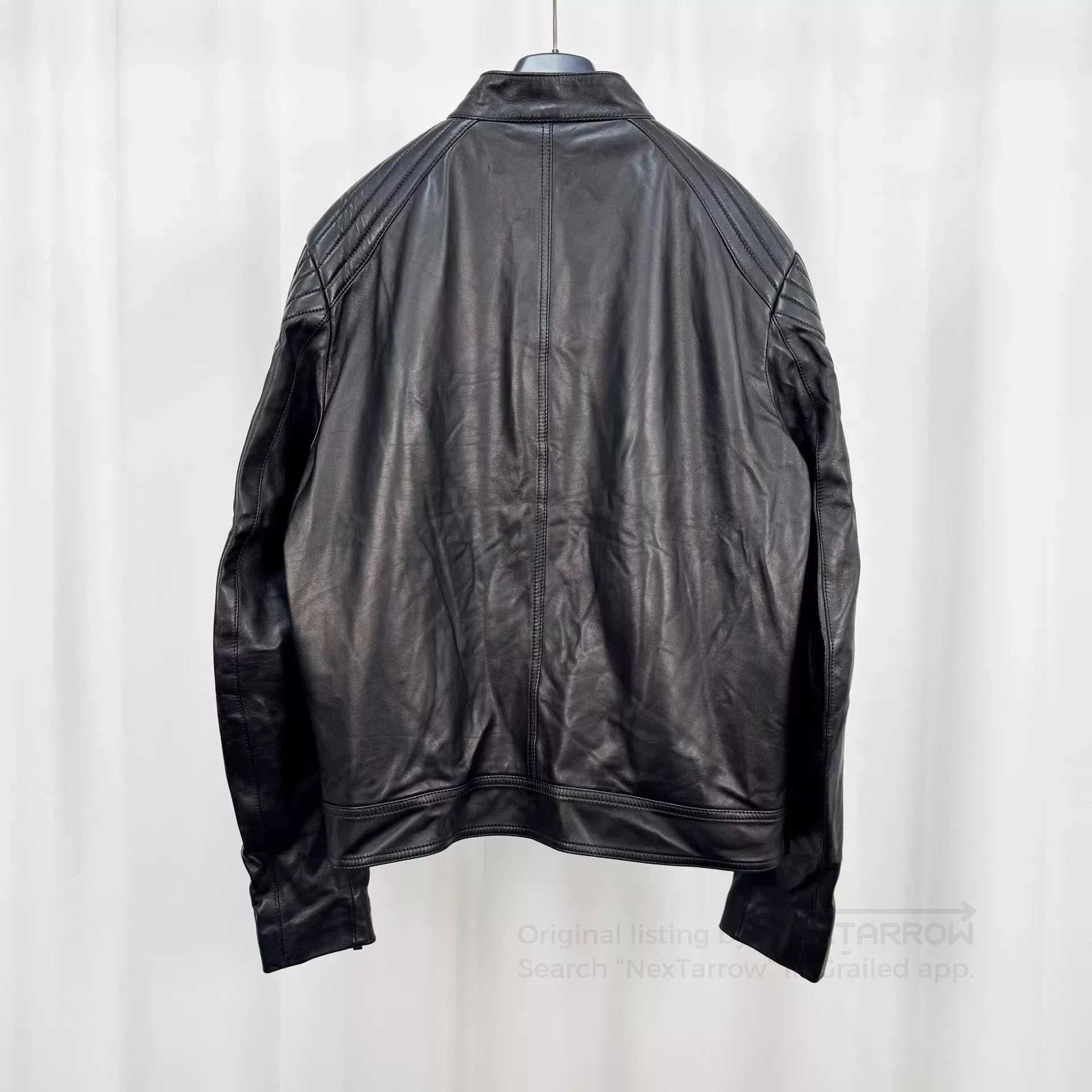 Fendi Black Leather Moto Jacket. Size US M / EU 48-50 / 2 - 2 Thumbnail