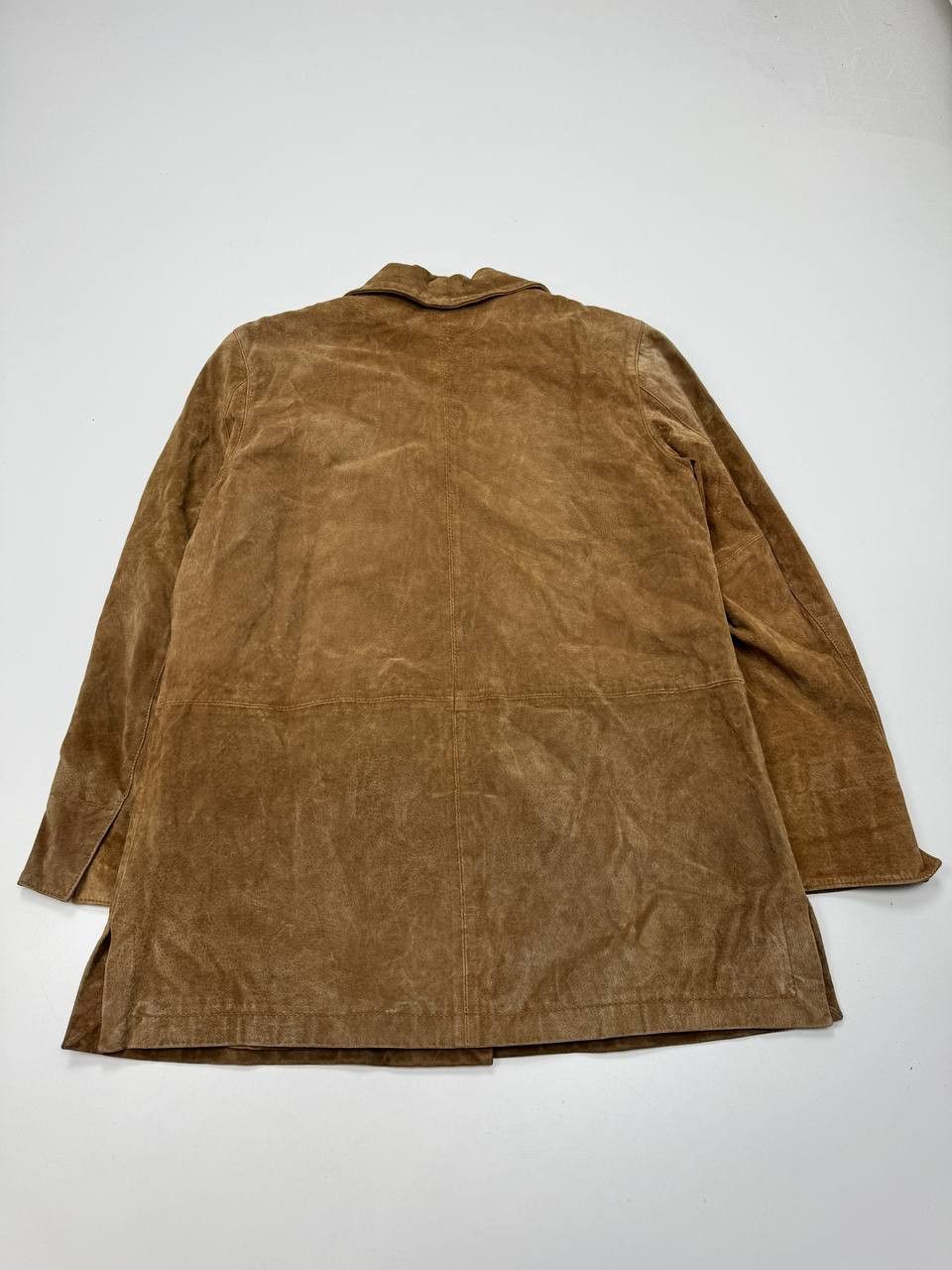 Vera Pelle Vintage Italian Suede Leather Coat by Tentazioni di Pelle Size US M / EU 48-50 / 2 - 8 Thumbnail