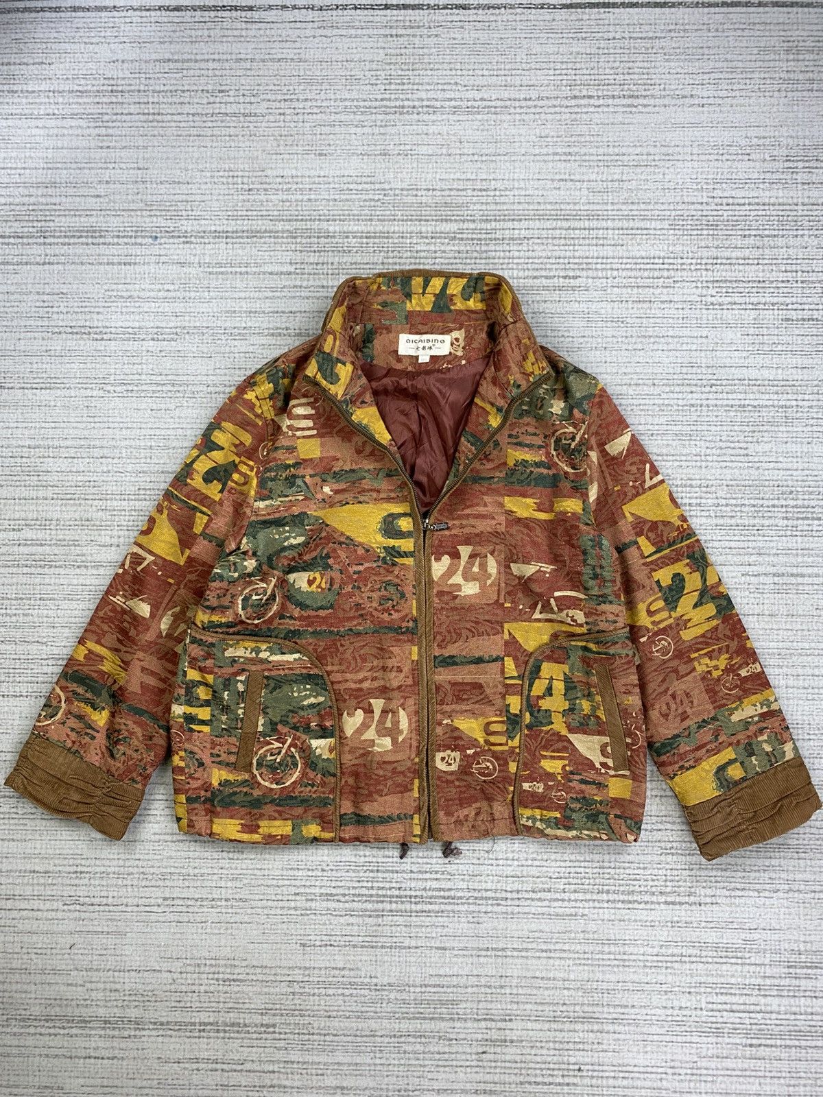 Japanese Brand Vintage QICAIBING Japan Art Kapital Style Full Print Jacket Size US M / EU 48-50 / 2 - 5 Thumbnail