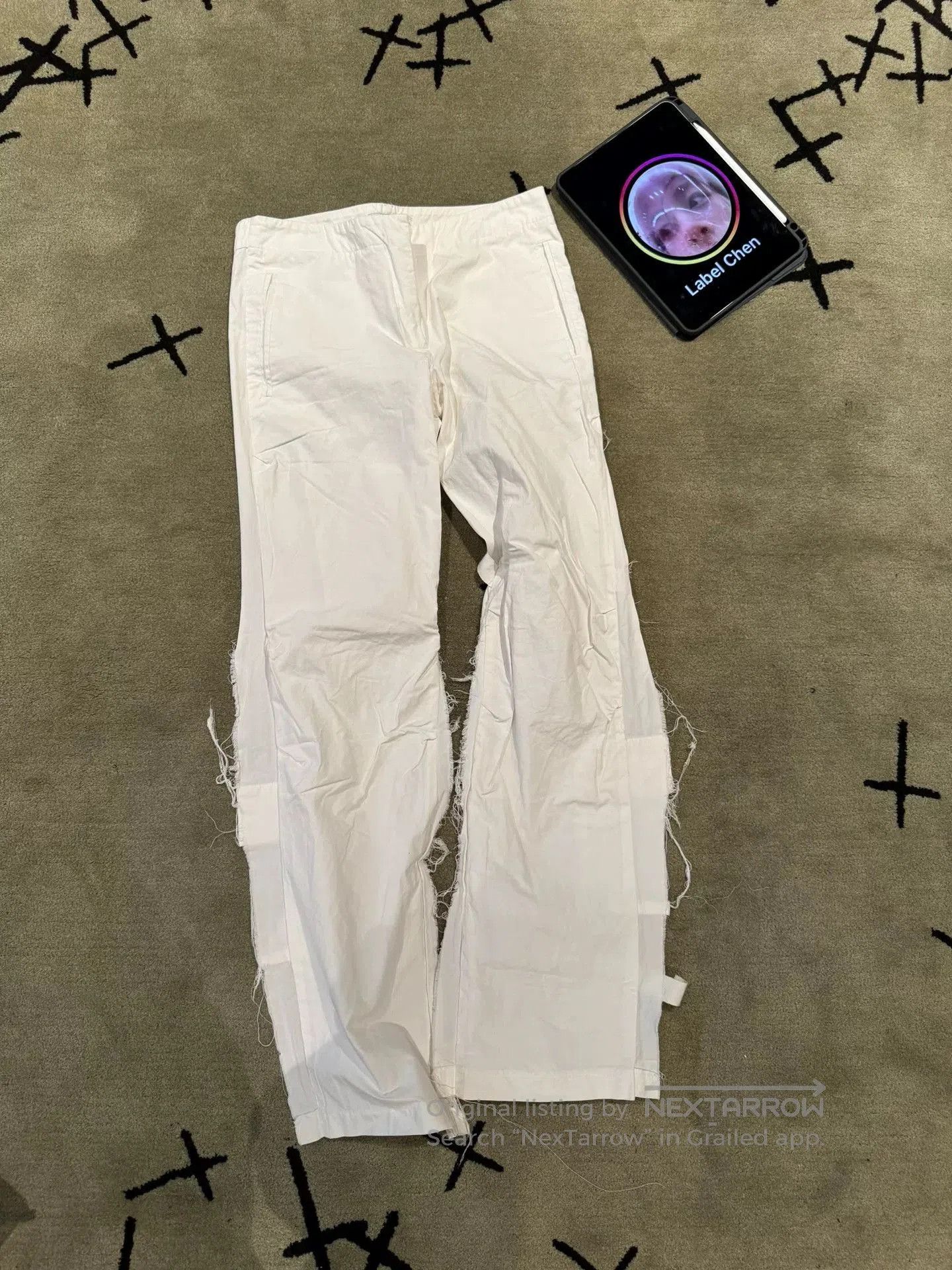 Hussein Chalayan distressed bondage cargo pants by hussein chalayan. Size US 38 / EU 54 - 6 Thumbnail