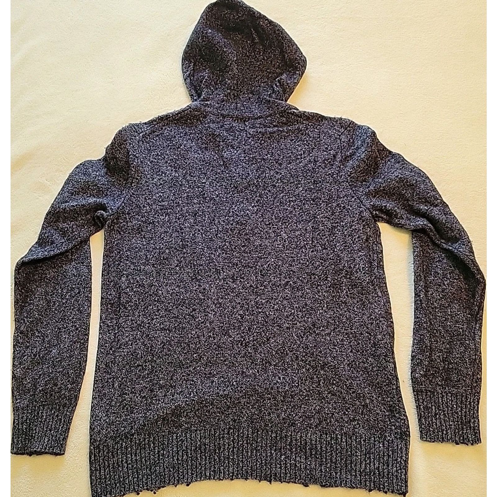 Michael Kors Michael Kors SM Hooded Navy Sweater Cotton Wool Sports Luxe Size S / US 4 / IT 40 - 2 Thumbnail