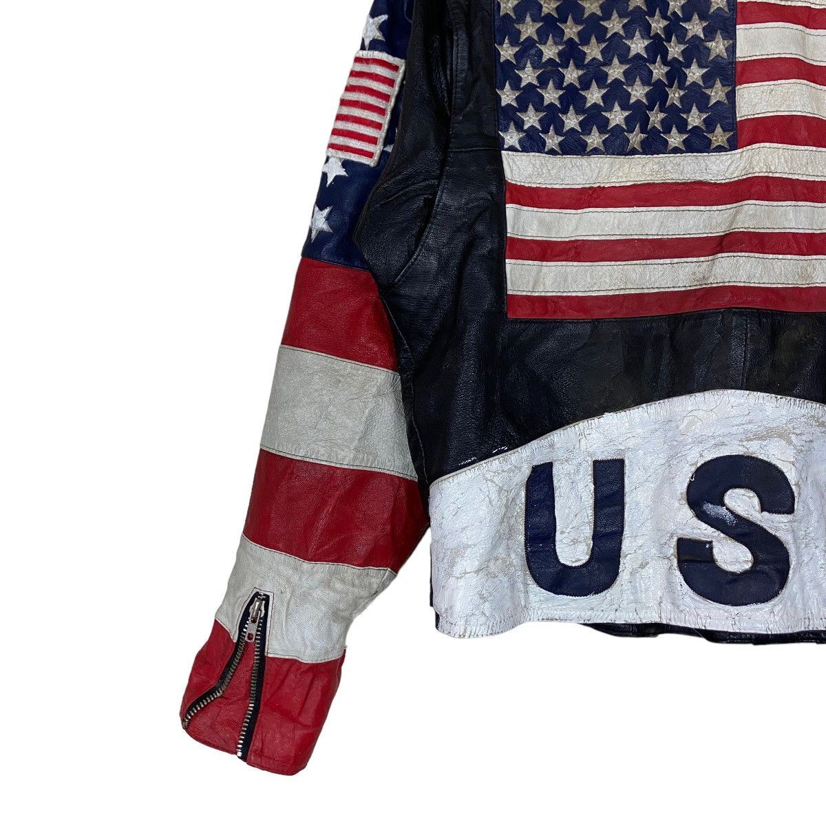Harley Davidson × Vintage Vintage USA Flag Embroidered Patches Rockabilly Motorcycle Size M / US 6-8 / IT 42-44 - 13 Thumbnail