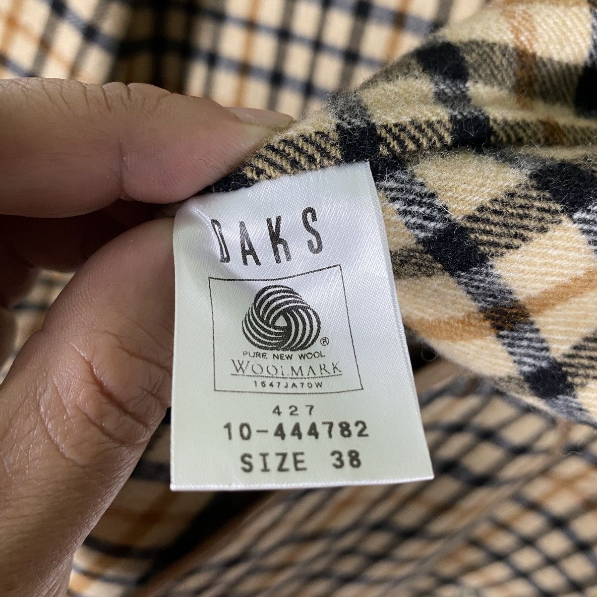 DAKS × Vintage Vintage Daks London Wool Button Jacket Size 38 (S/M) Size XS / US 0-2 / IT 36-38 - 10 Thumbnail