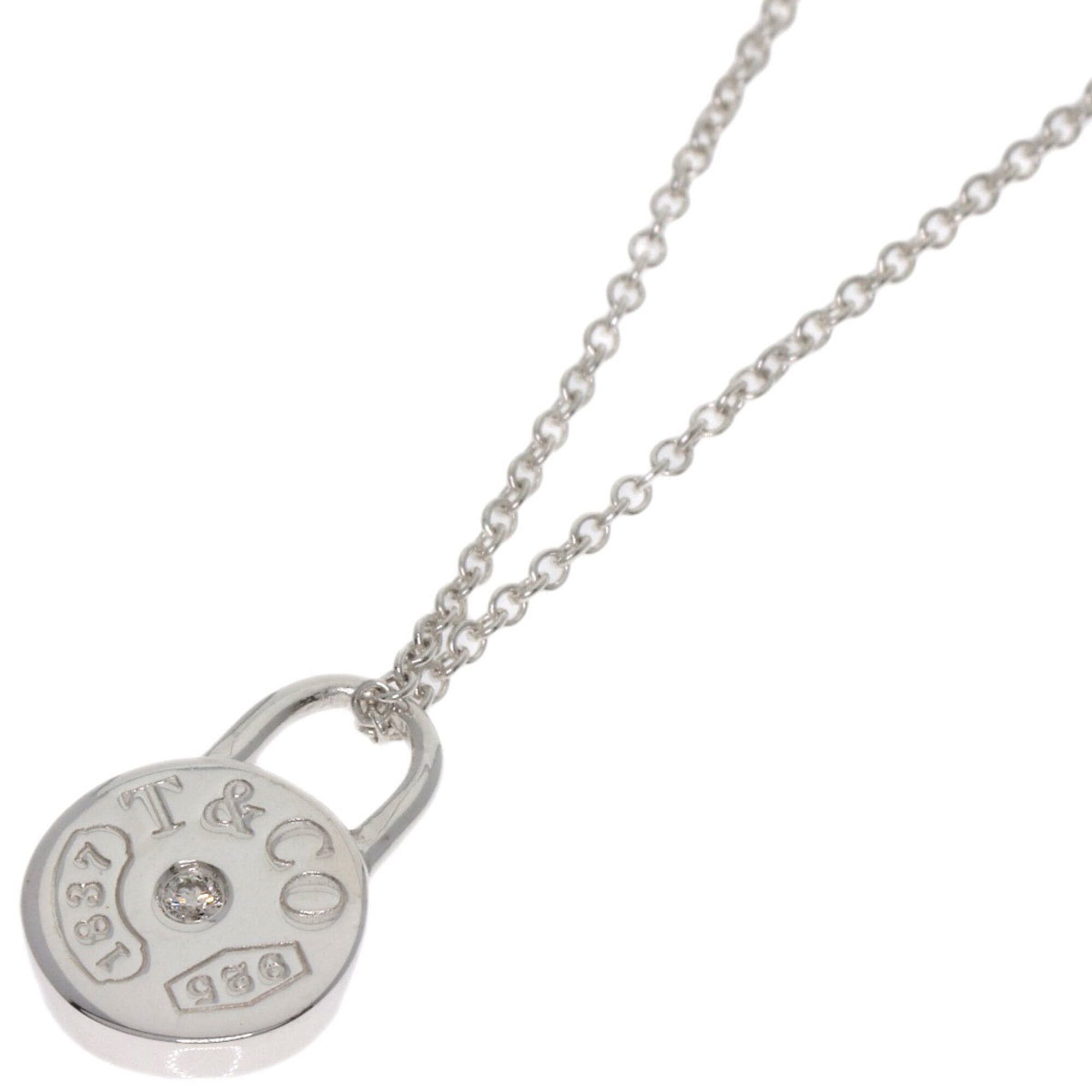 Tiffany & Co. Tiffany & Co. 1837 Round Rock Diamond Necklace, Silver, Women's. Size ONE SIZE - 1 Thumbnail