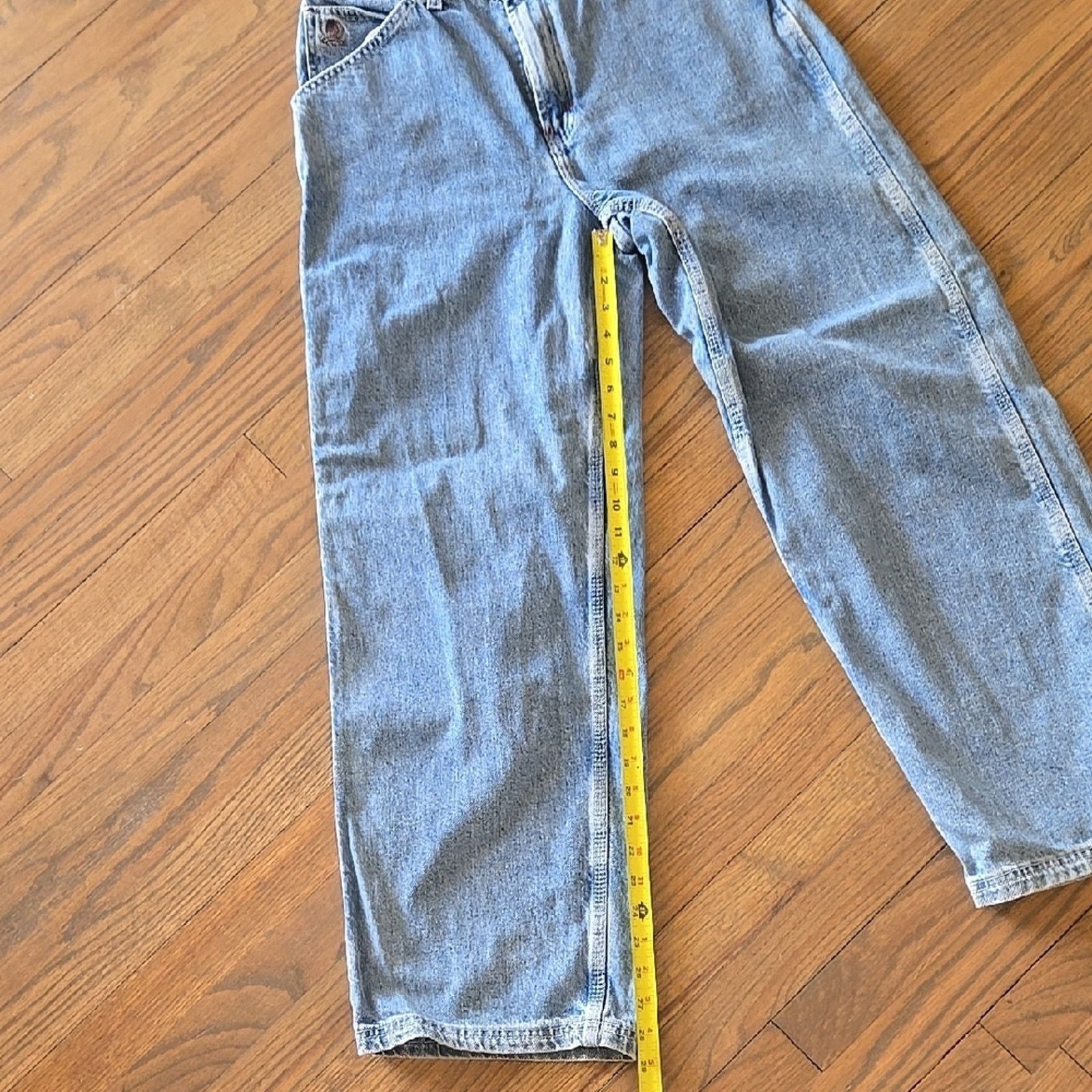 Tommy Hilfiger Vtg 1990s Tommy Hilfiger Wide Leg Womens Jeans Size 22" - 5 Thumbnail