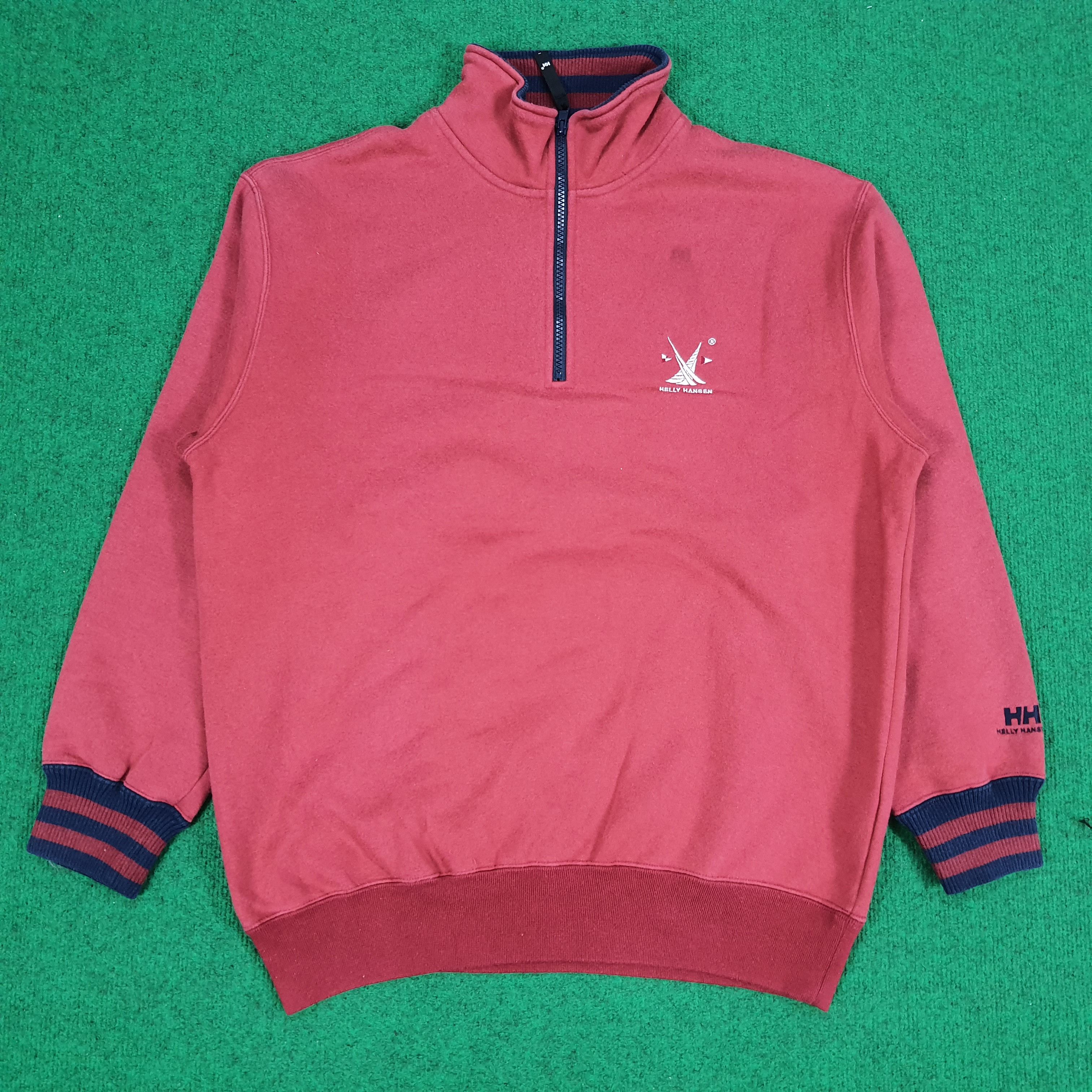 Helly Hansen × Vintage Vintage Helly Hansen Halfzipper Sweatshirts Size US L / EU 52-54 / 3 - 1 Thumbnail