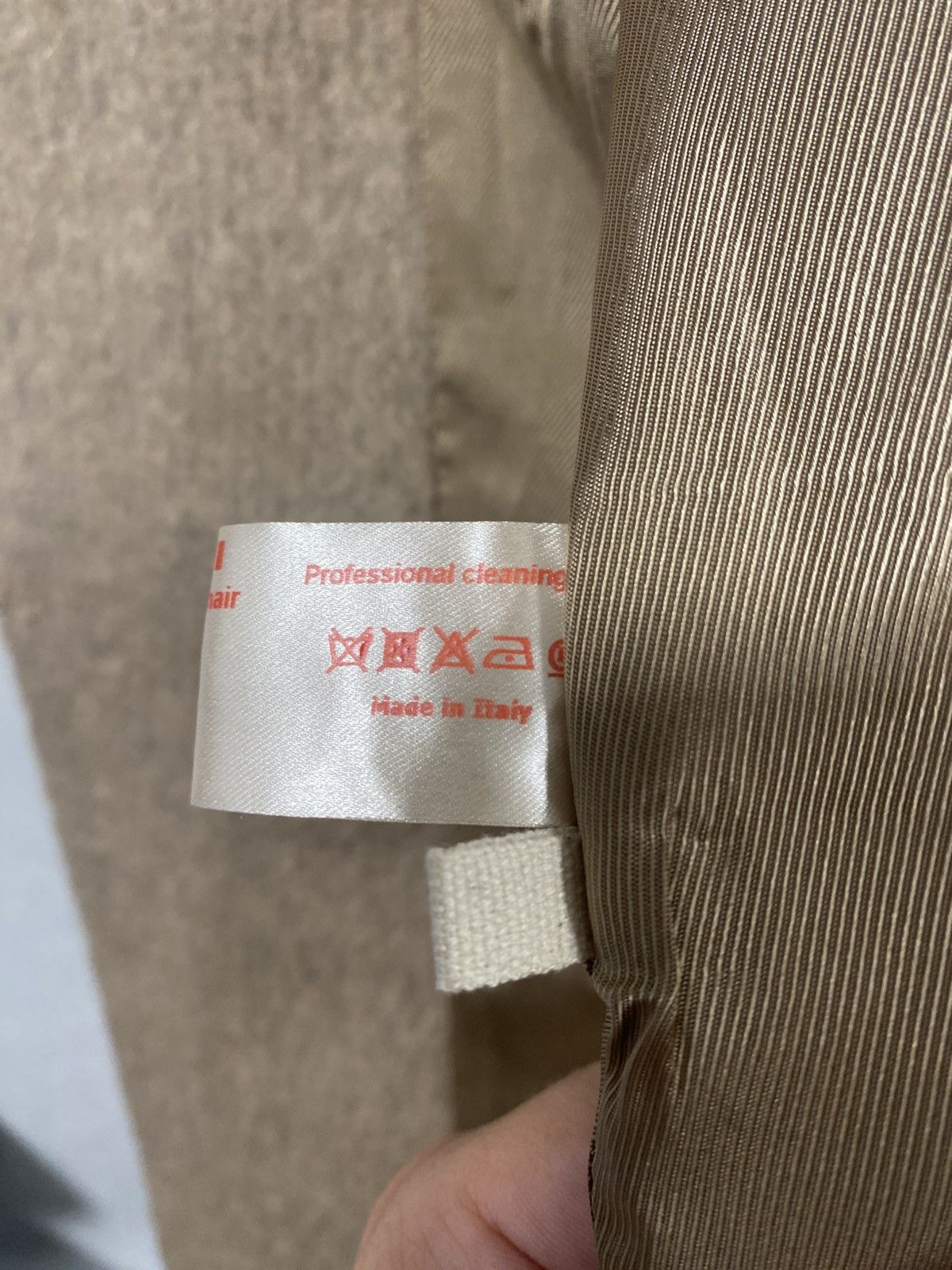Marni Marni Lana Mohair blend Camel Colour Coat Size: 40 Size S / US 4 / IT 40 - 9 Thumbnail