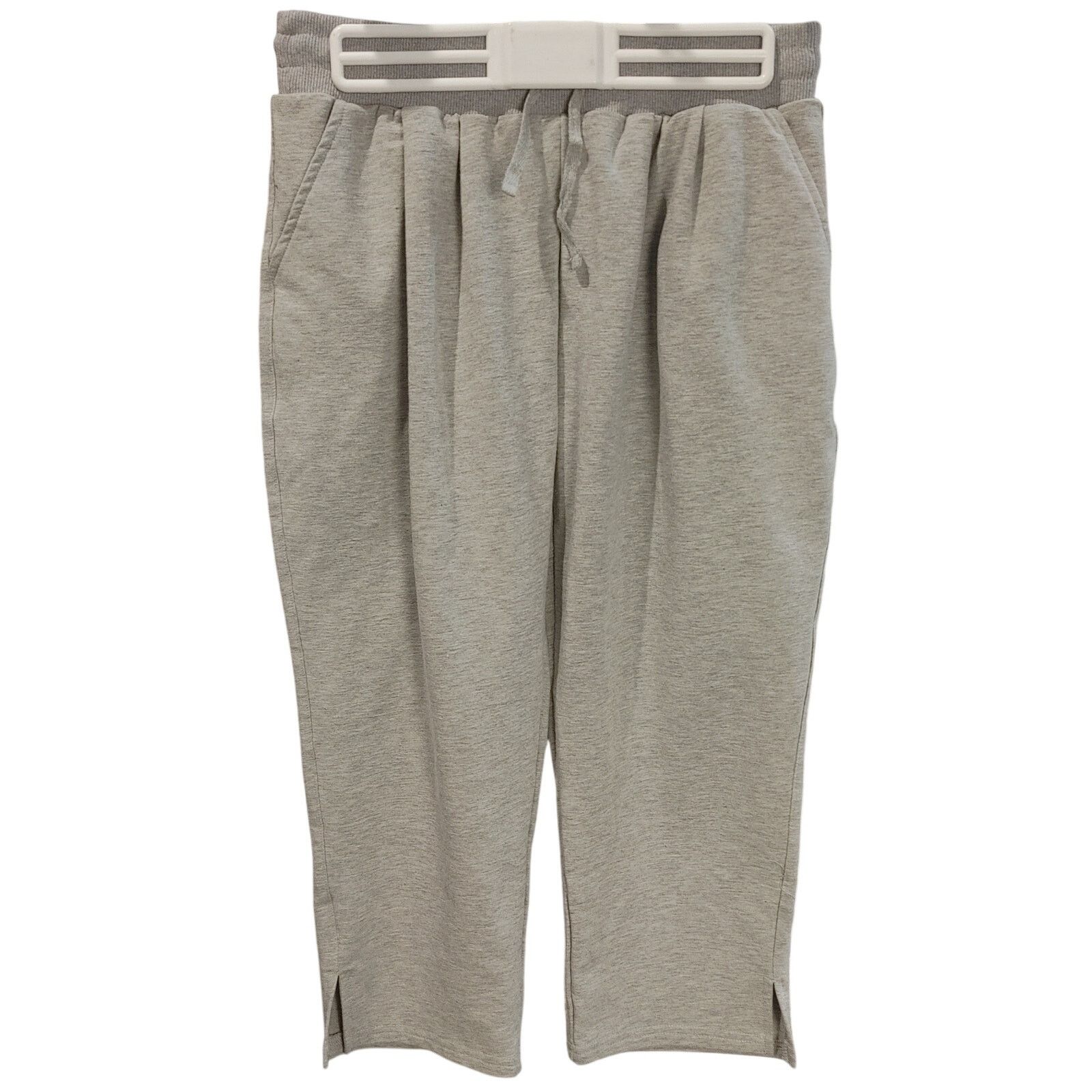 Other LexisLove Women's M Gray Stretch Waist Capri Lounge Joggers Size 30" / US 8 / IT 44 - 1 Thumbnail