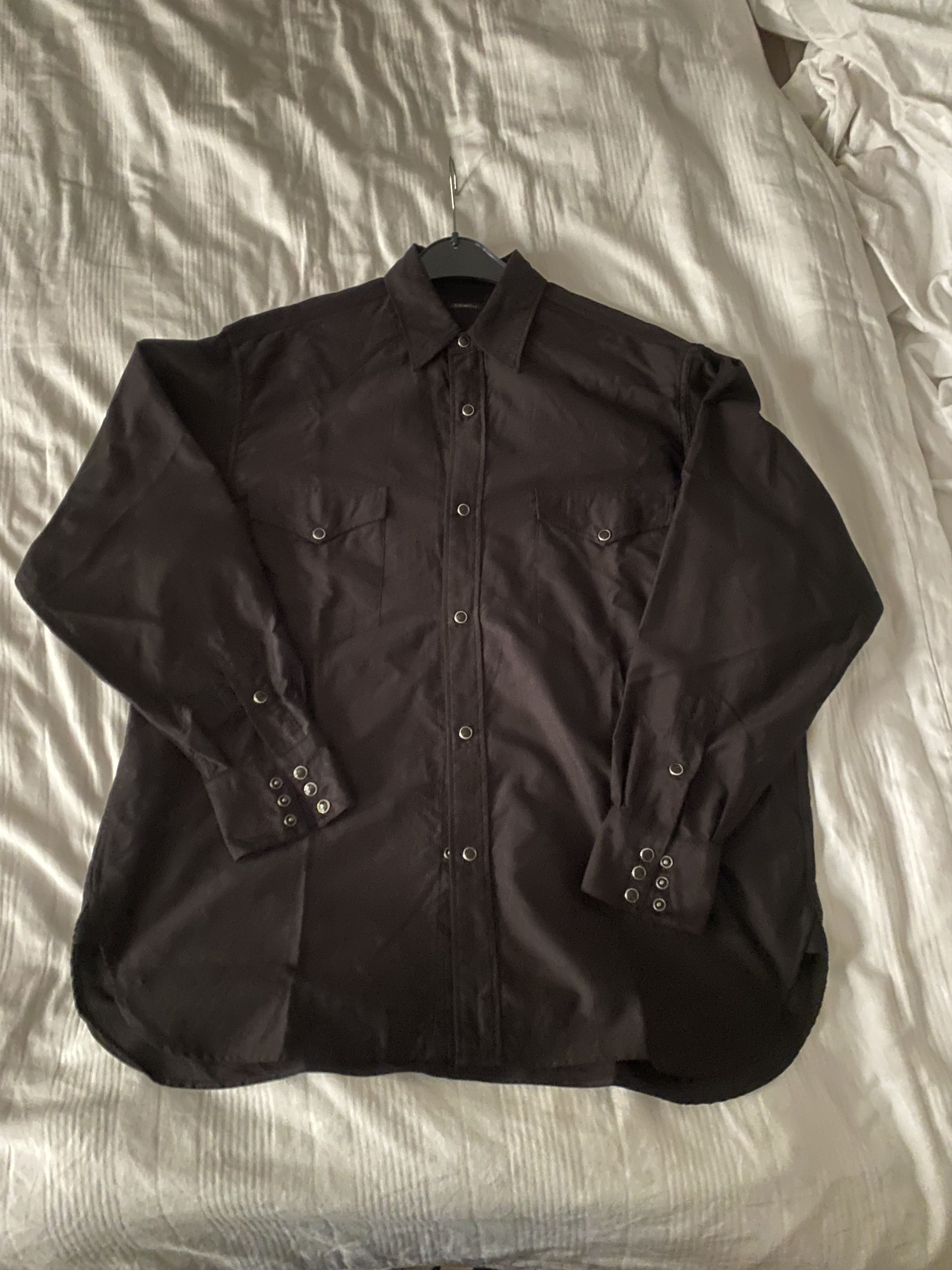 Comoli Comoli Western Shirt black Cotton Size US S / EU 44-46 / 1 - 5 Thumbnail