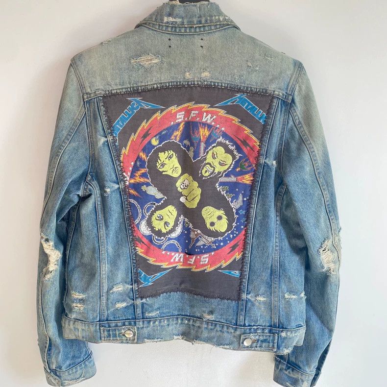 Amiri Amiri Backstab Denim Jacket Size US M / EU 48-50 / 2 - 2 Thumbnail