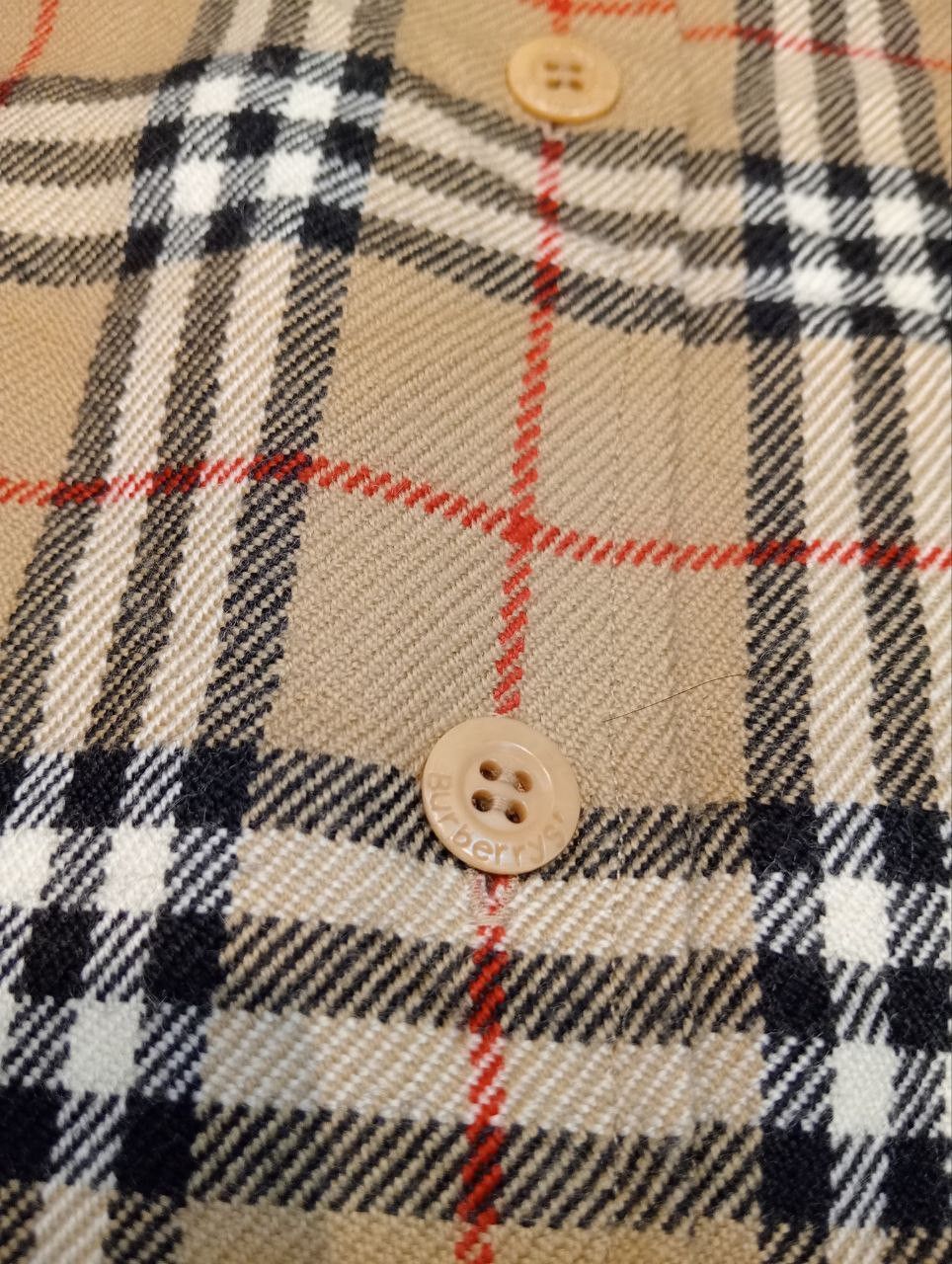Burberry VINTAGE BURBERRYS CASHMERE WOOL NOVA CHECK FLANNEL Size M / US 6-8 / IT 42-44 - 4 Thumbnail