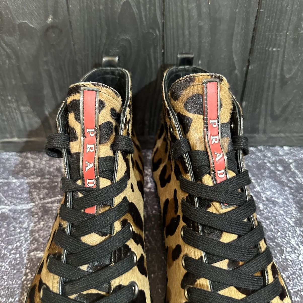 Prada PRADA Leopard Fur Women’s Sneakers size 38 8 US Size US 8 / IT 38 - 8 Thumbnail