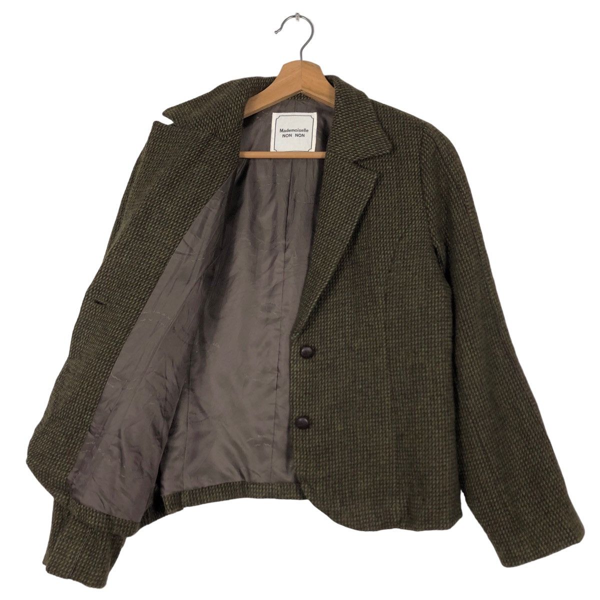 Issey Miyake 🔥Herringbone Wool Work Jacket Modemoiselle Non Non Japan Size M / US 6-8 / IT 42-44 - 8 Thumbnail