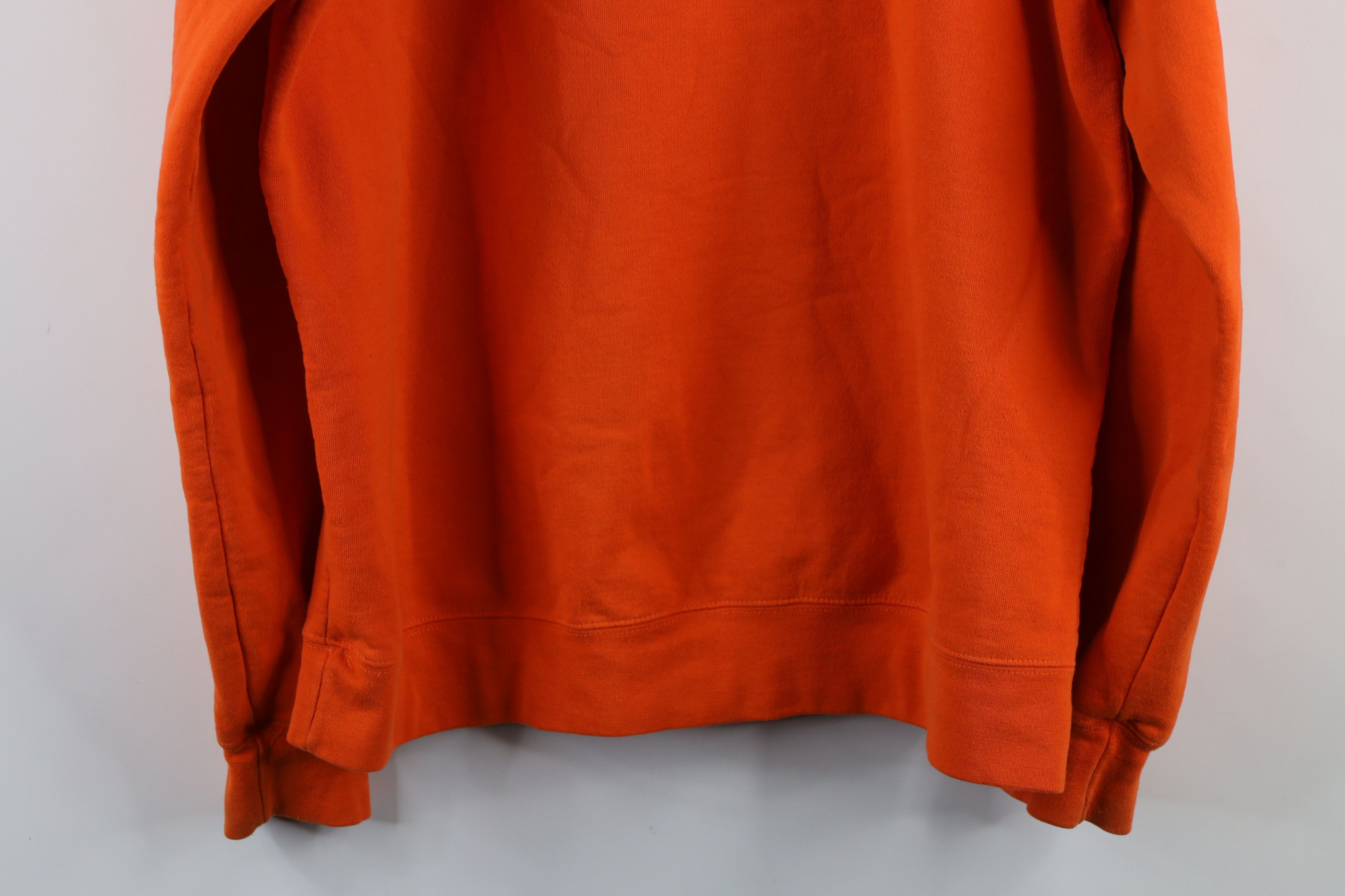Adidas × Vintage Vintage Adidas Clemson University Football Hoodie Orange Size US M / EU 48-50 / 2 - 16 Thumbnail