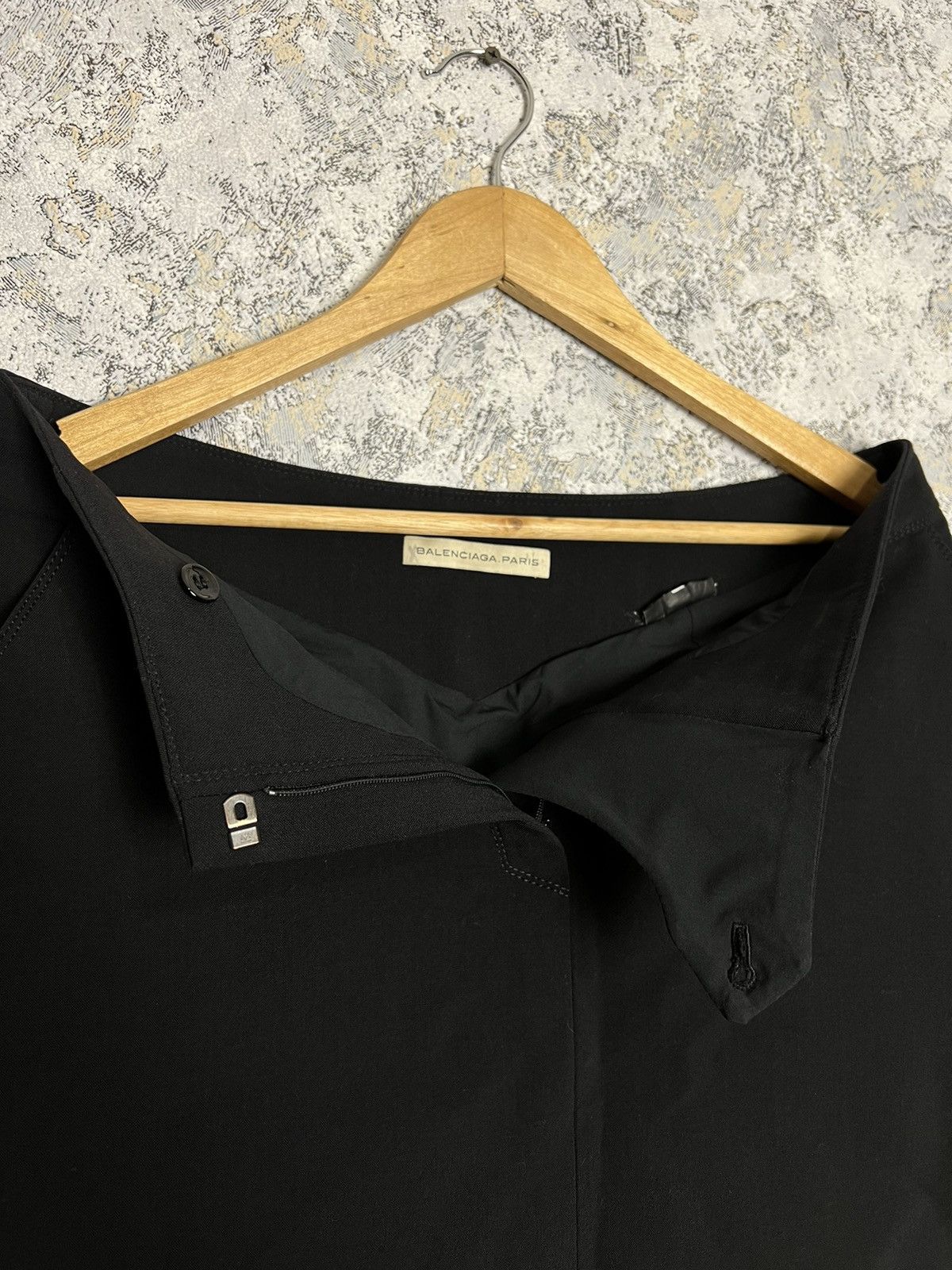 Balenciaga × Vintage Balenciaga Knee-length Skirt Black Size 42 Size 28" / US 6 / IT 42 - 6 Thumbnail