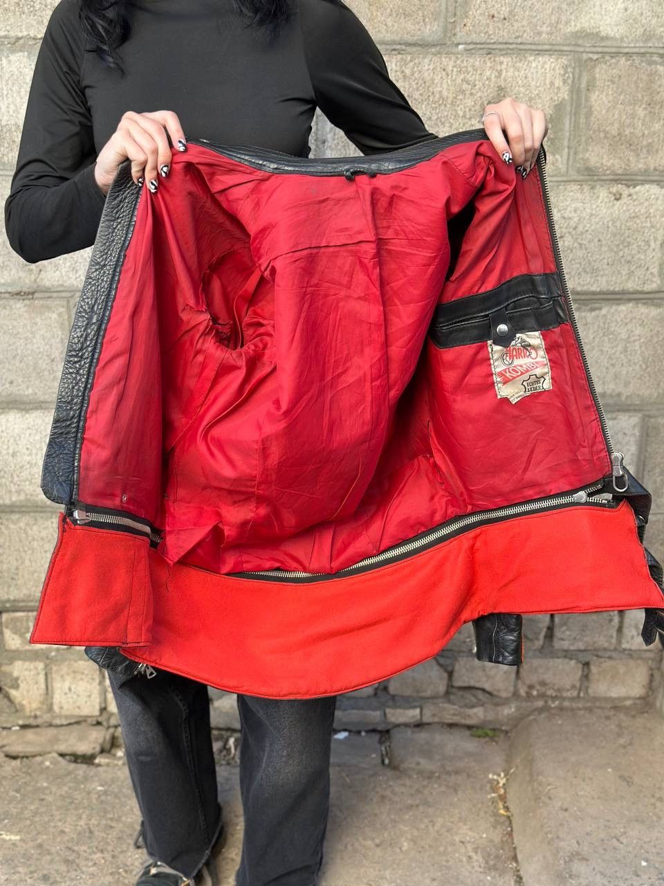 Leather VTG 60-70 Harro Moto Racing Jacket Size L- XL Distressed Size US L / EU 52-54 / 3 - 20 Thumbnail