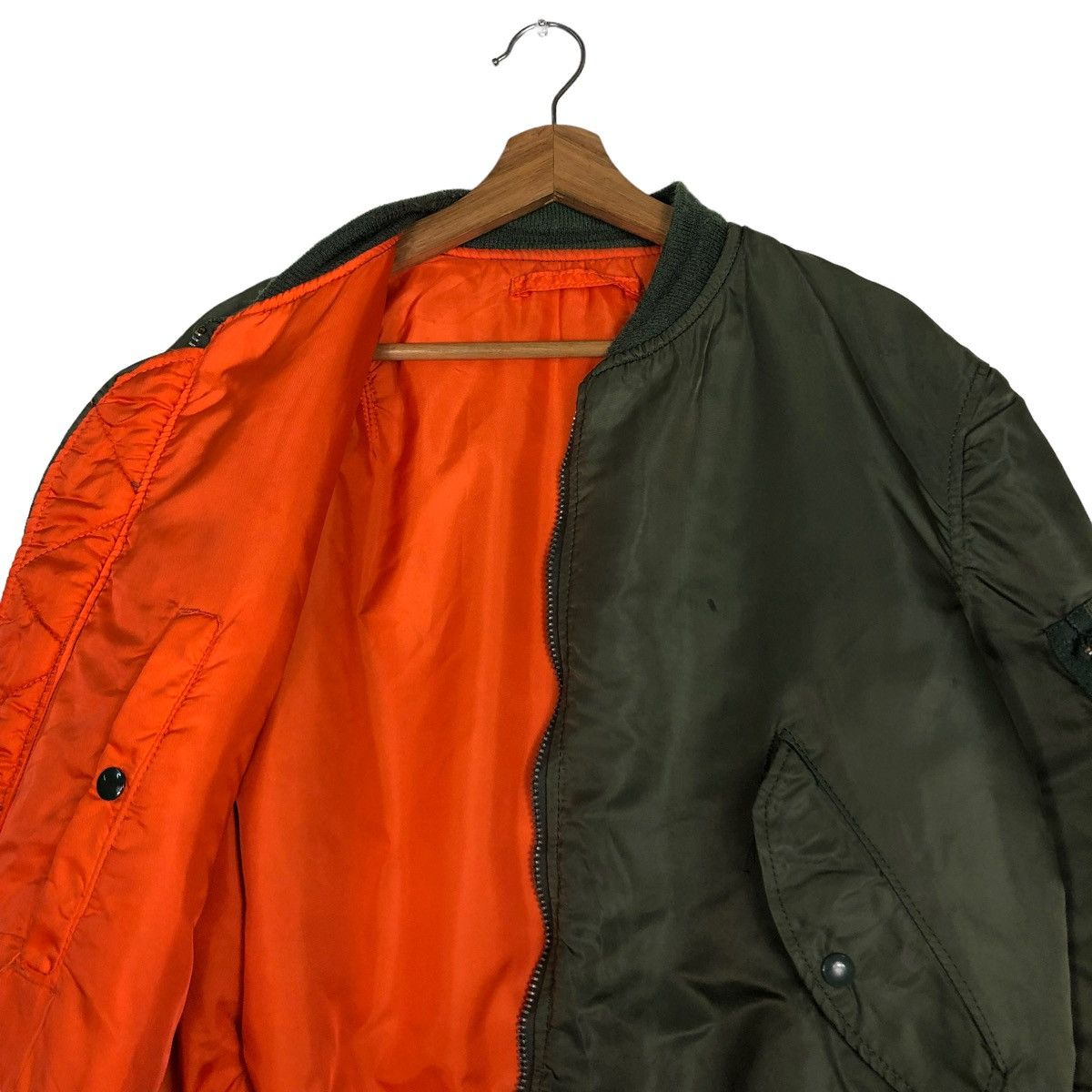 Alpha Industries 🔥RIOT RIOT VINTAGE BOMBER JACKET MA-1 USA BUZZ RICKSONS Size US M / EU 48-50 / 2 - 12 Thumbnail