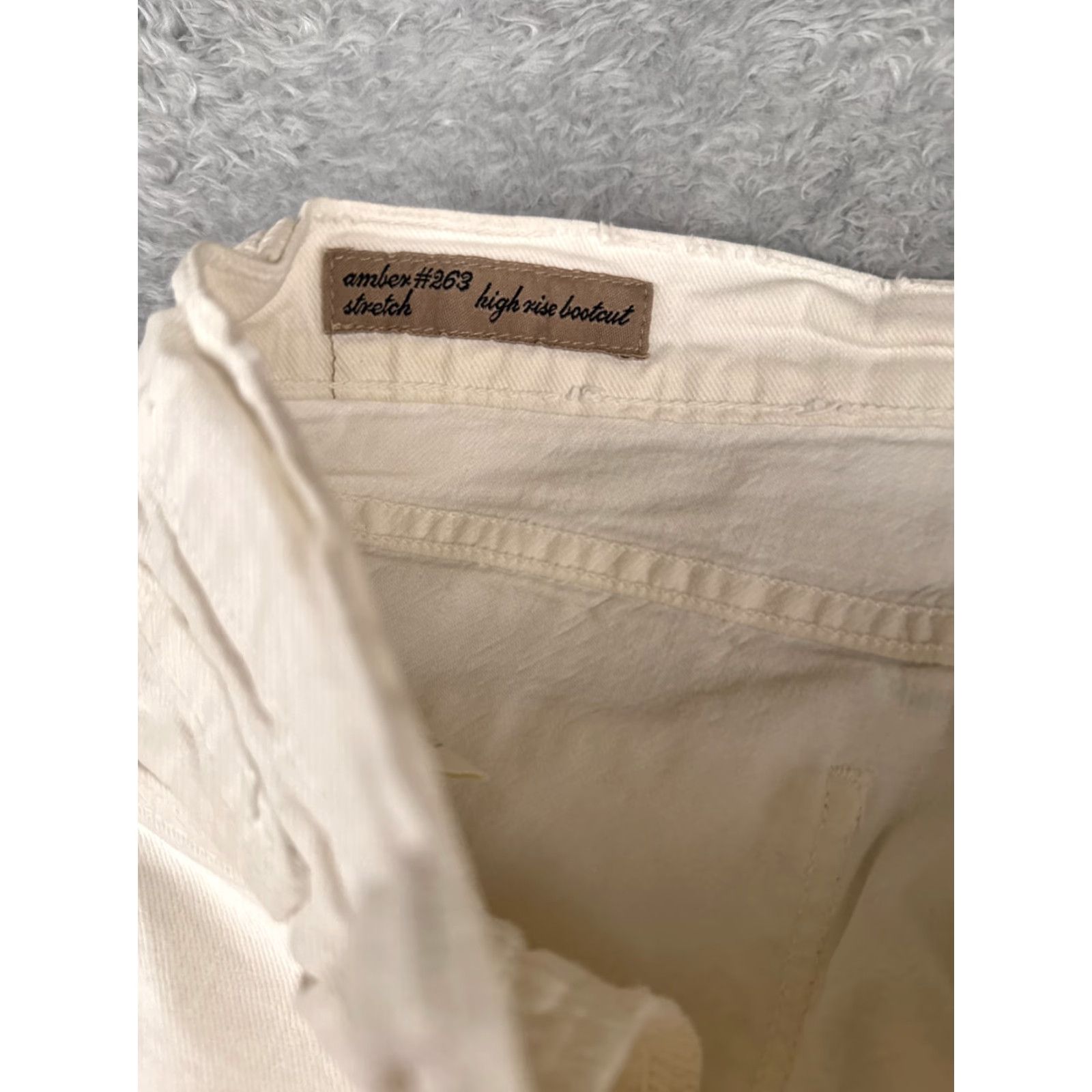 Citizens Of Humanity VINTAGE Citizens of Humanity COH Jeans Womens 29 White Bootcut Slimming Stretch 5-Pocket Denim Cotton Blend Regular 31 Inseam 263 Amber High Rise READ Size 29" - 6 Thumbnail