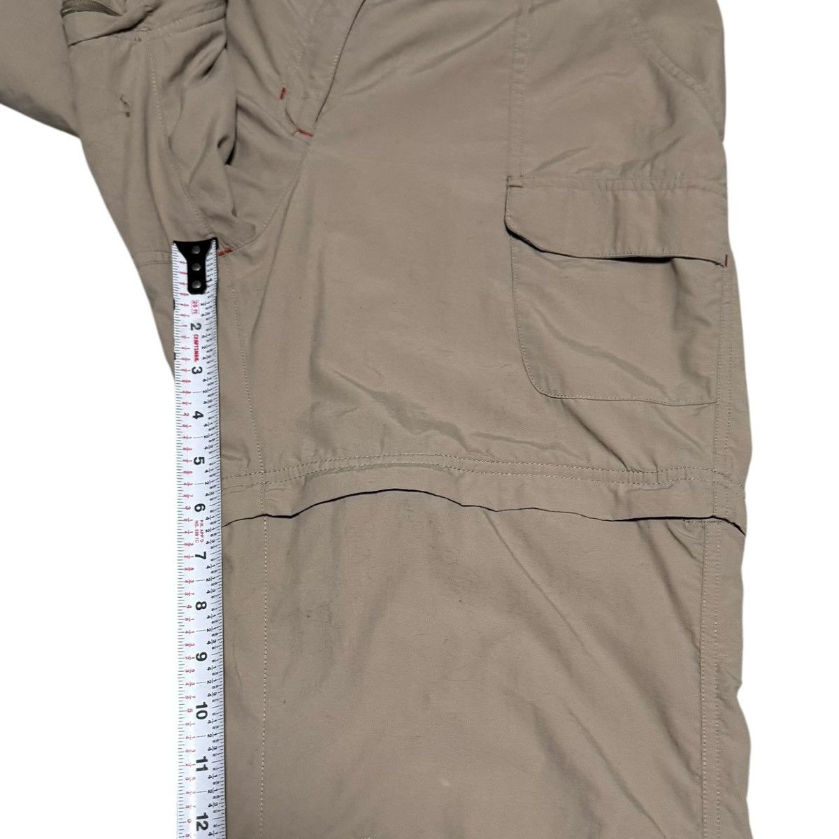 L.L. Bean L.L. Bean 100% Nylon Tan/Khaki Convertible Pants 33x28.5 Size 33" - 9 Thumbnail