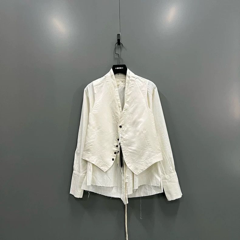 Greg Lauren greg lauren Off white fake two shirts 2506-Nextarrow Size US M / EU 48-50 / 2 - 1 Thumbnail