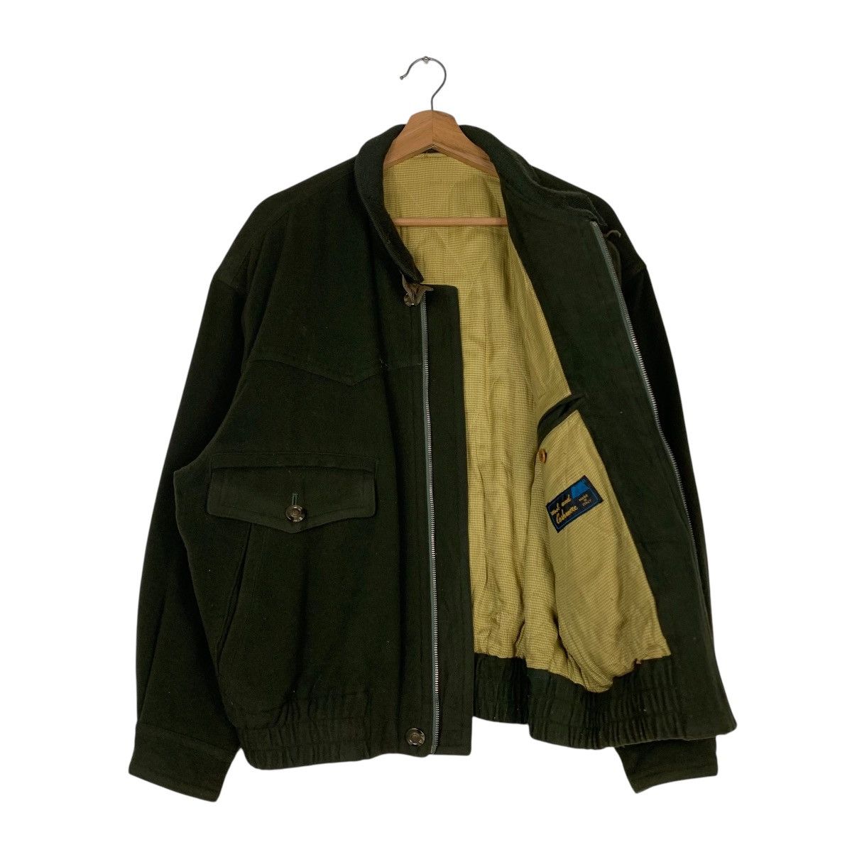 Japanese Brand Borg wool And Cashmere Bomber Jacket Size US M / EU 48-50 / 2 - 9 Thumbnail