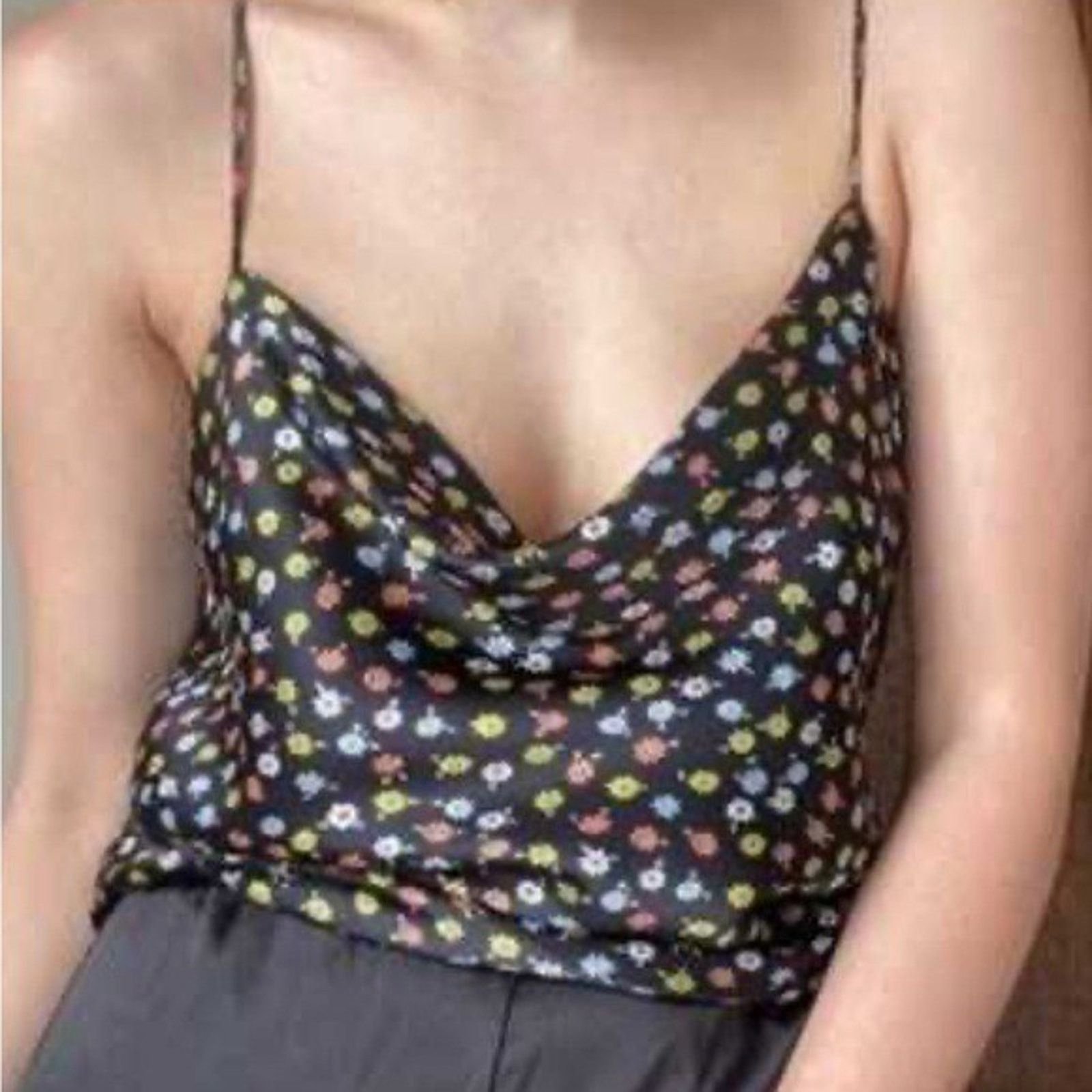 ATM ATM ANTHONY THOMAS MELILLO floral silk crepe top M A001447 Size M / US 6-8 / IT 42-44 - 5 Thumbnail