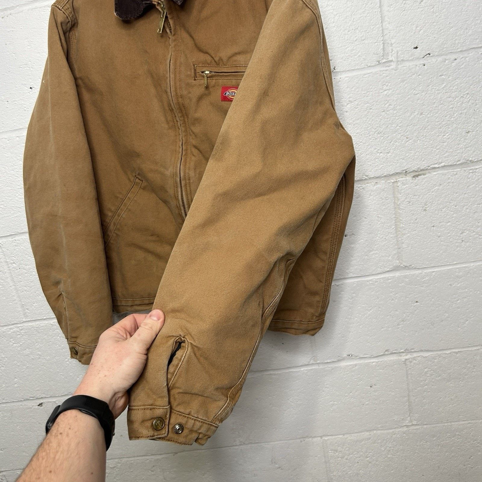 Vintage Dickies Blanket-Lined Canvas Detroit Jacket “Brown”