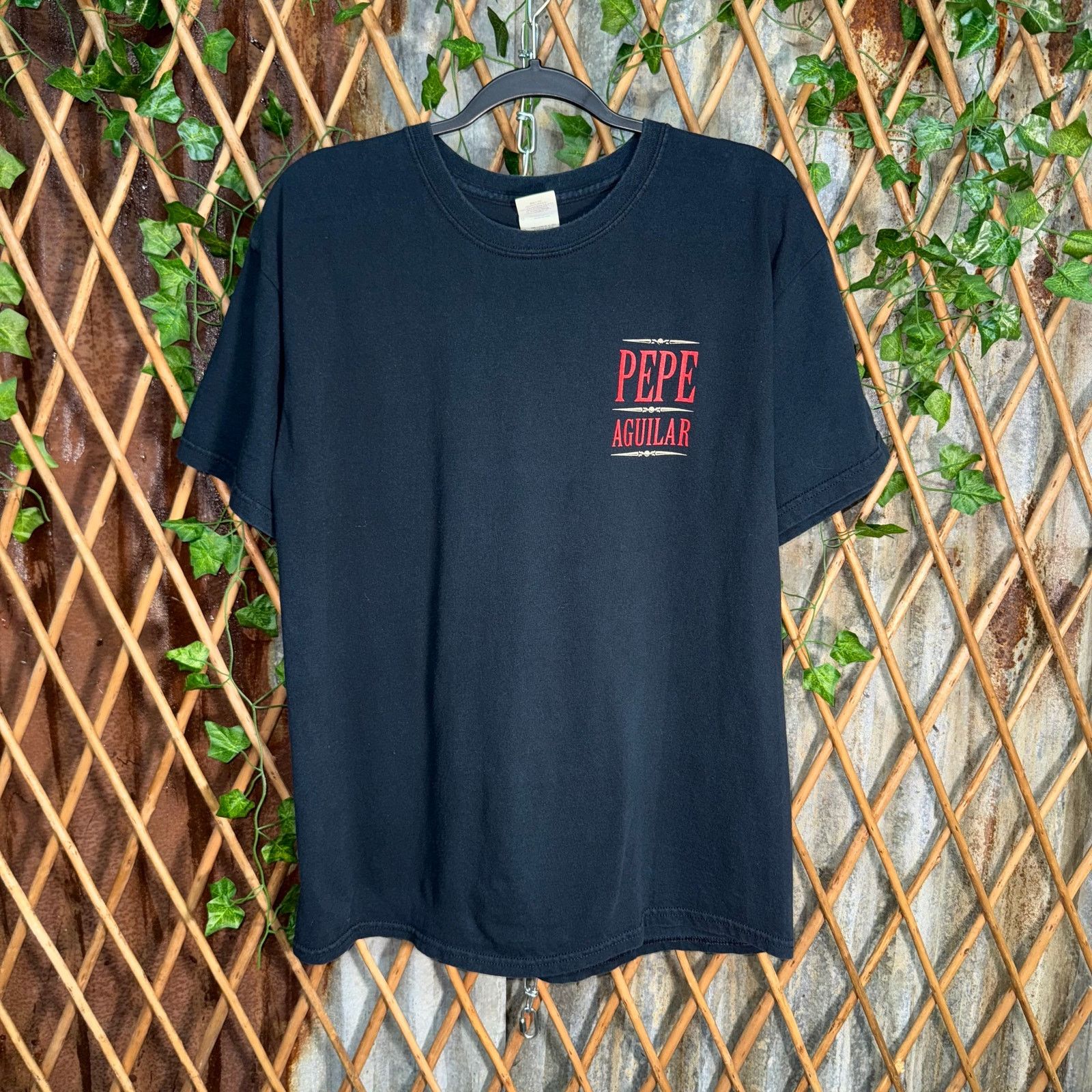 Gildan Vintage Y2K Pepe Aguilar 2000s mexican chicano tour t-shirt Size US L / EU 52-54 / 3 - 2 Thumbnail