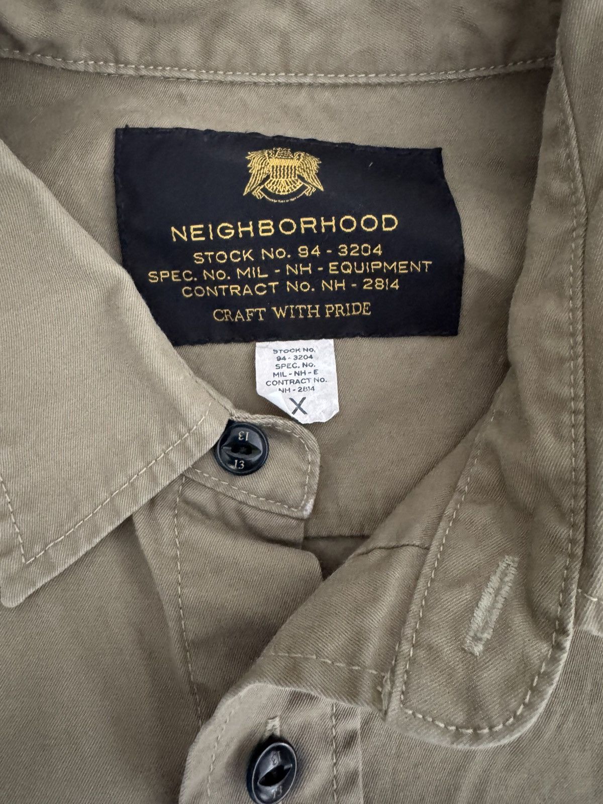 Neighborhood Neighborhood Officer Shirt size 4 Size US XL / EU 56 / 4 - 4 Thumbnail
