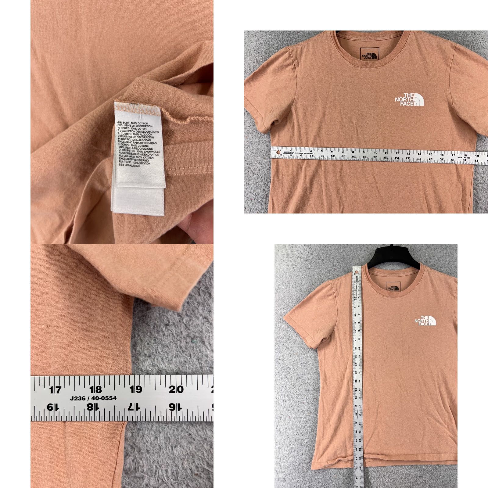 The North Face The North Face Women's Shirt Medium Orange Short Sleeve Crew Neck Cotton Hike Camp Size M / US 6-8 / IT 42-44 - 8 Thumbnail