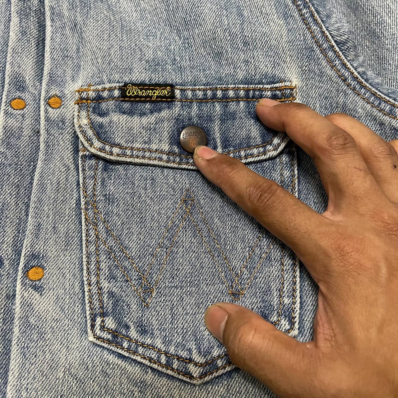 Wrangler Vintage Wrangler Blue Bells 11 MJ Denim Jacket John Lennon Size US M / EU 48-50 / 2 - 8 Thumbnail