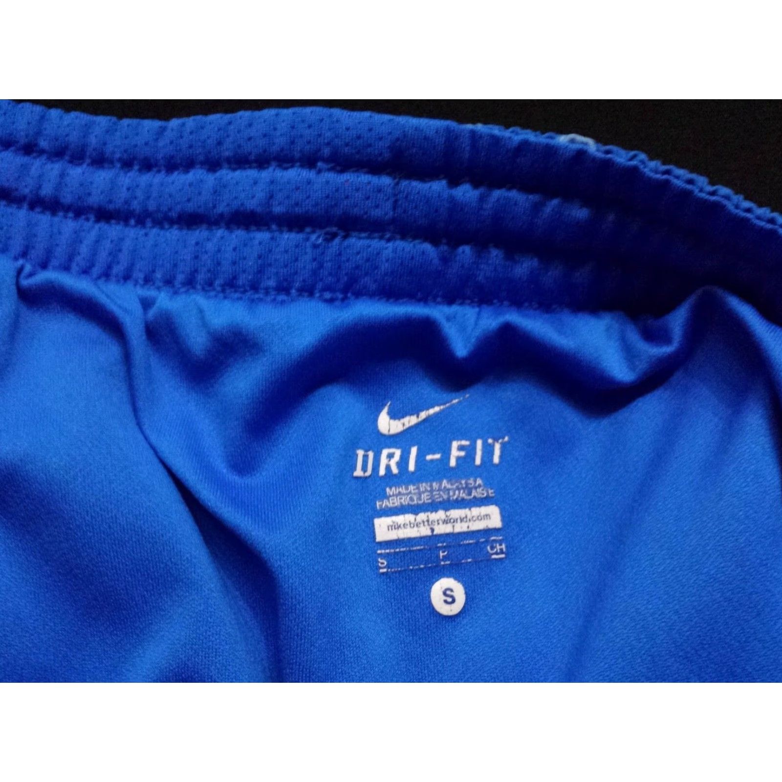 Nike Nike Dri-Fit Womens Small Blue Geometric Running Shorts Size 28" / US 6 / IT 42 - 5 Thumbnail