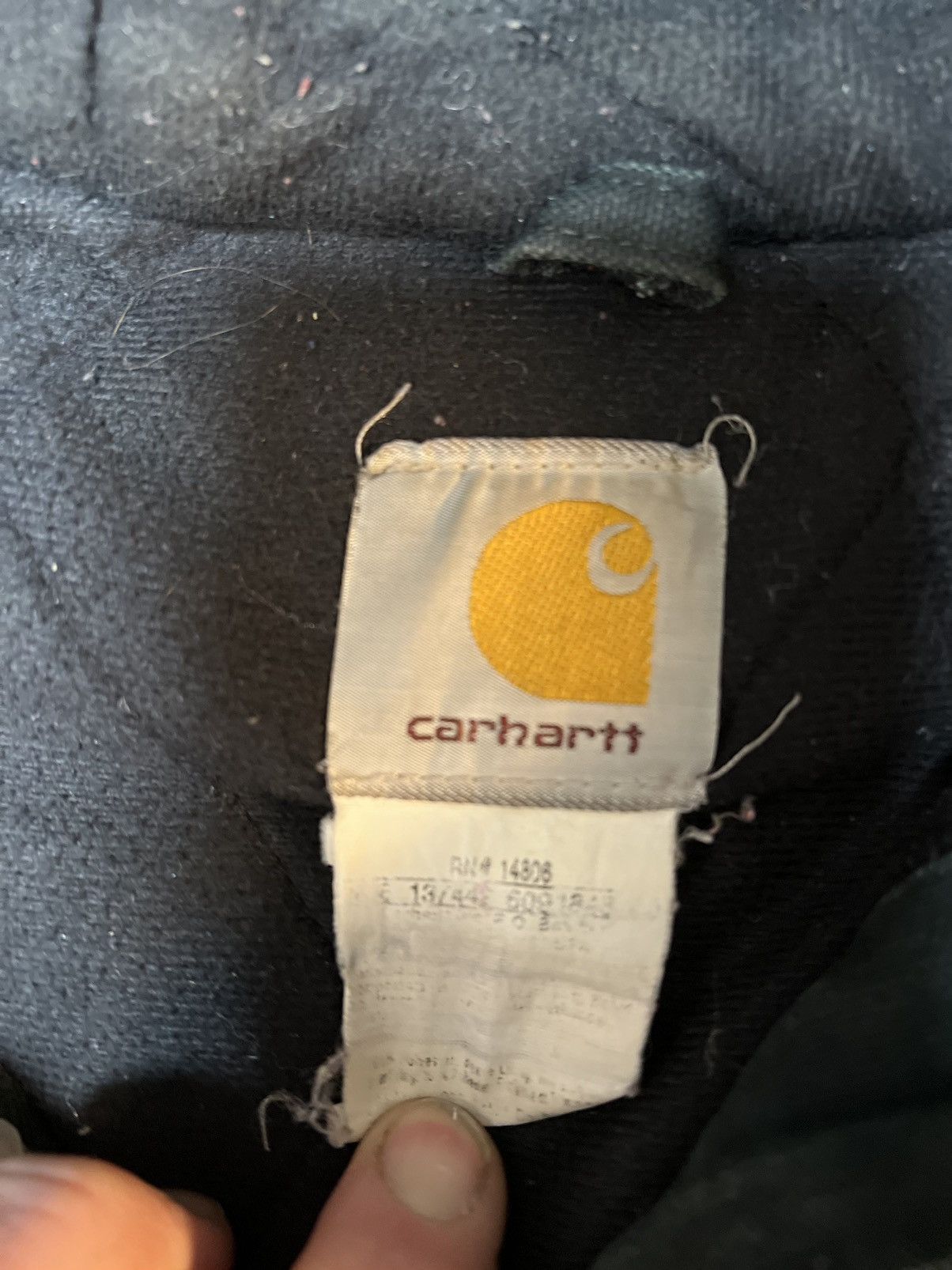 Carhartt × Vintage 1/1 Black Vintage Carhartt Rare Size US XL / EU 56 / 4 - 8 Thumbnail