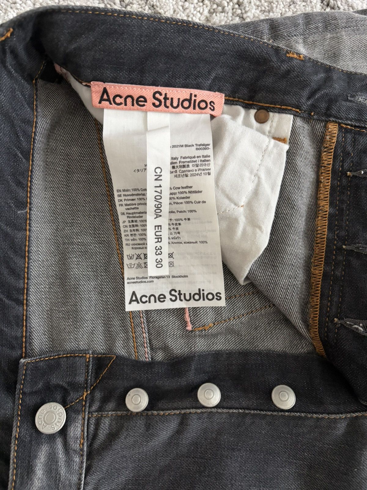 Acne Studios Acne Studios 2021m Jeans Size US 33 - 3 Thumbnail