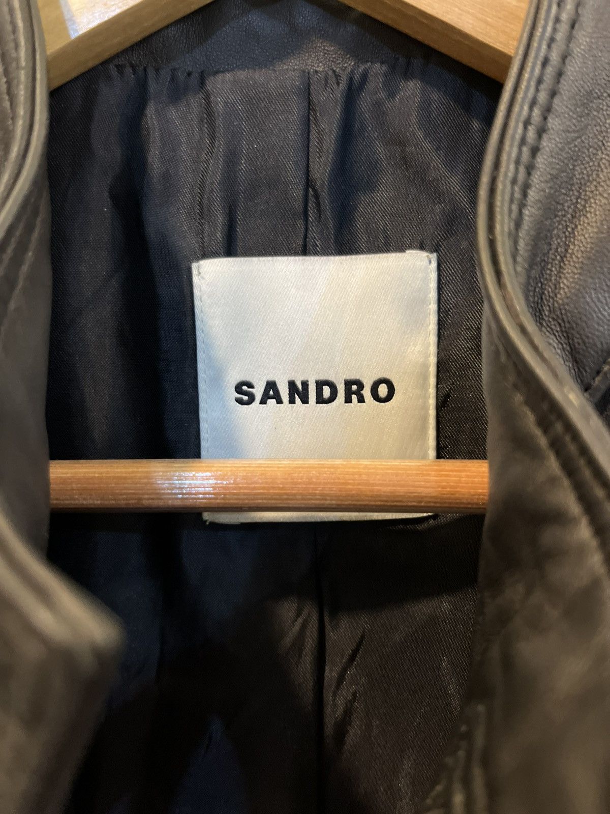 Sandro €995 Biker Leather Jacket Size US M / EU 48-50 / 2 - 3 Thumbnail