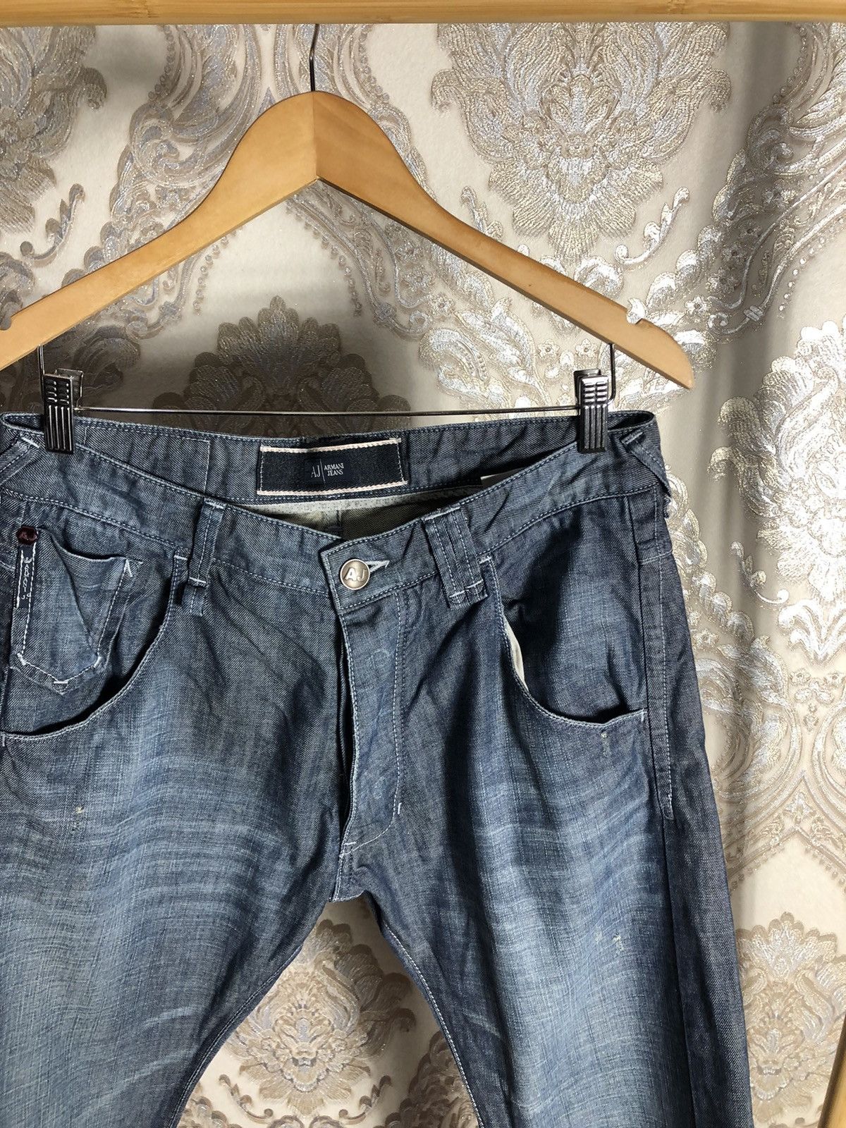 Armani VINTAGE ARMANI JEANS DENIM JEANS ITALIAN DESIGNER CASUAL 90s Size US 32 / EU 48 - 3 Thumbnail