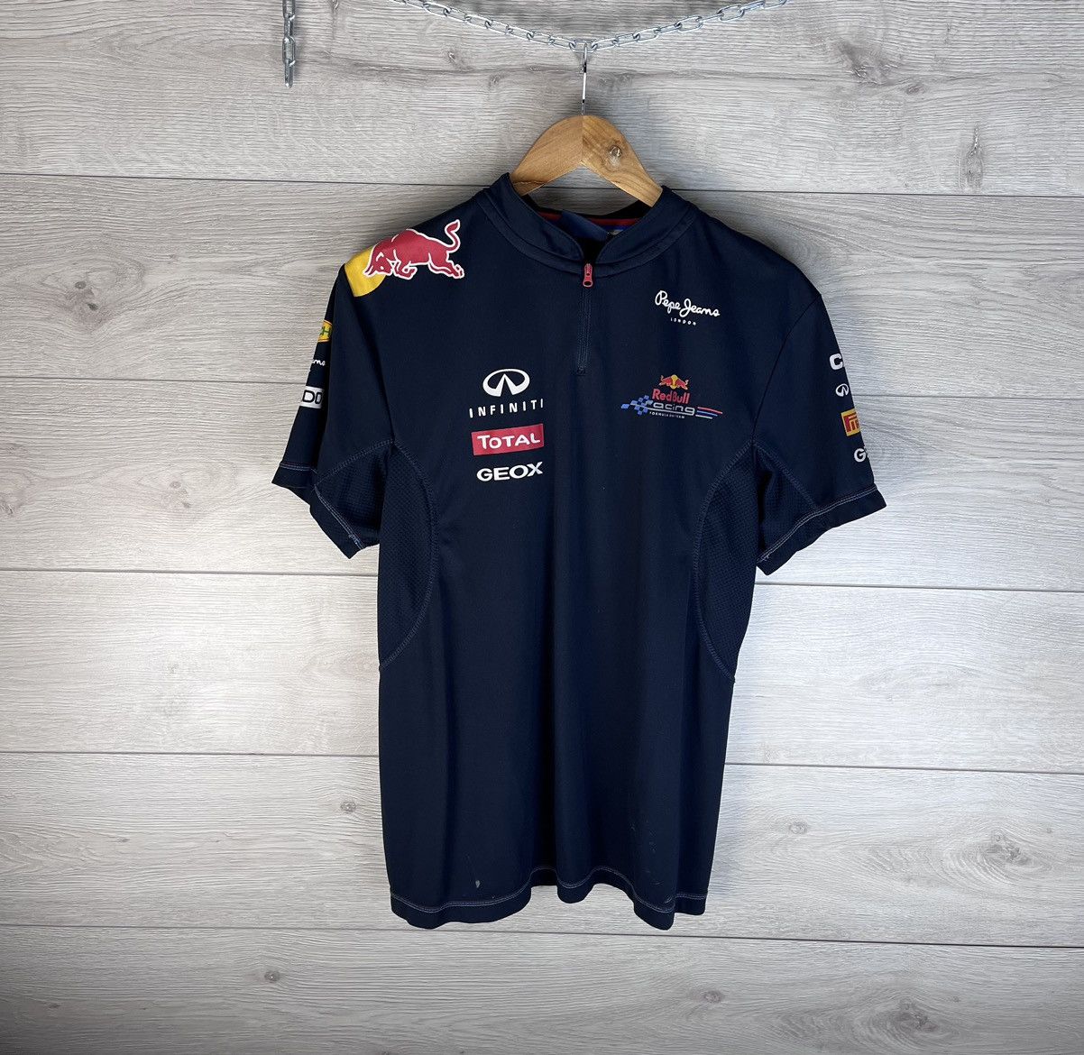 Red Bull Pepe Jeans Red Bull Racing Jersey Infiniti Formula One Navy Size US L / EU 52-54 / 3 - 1 Thumbnail
