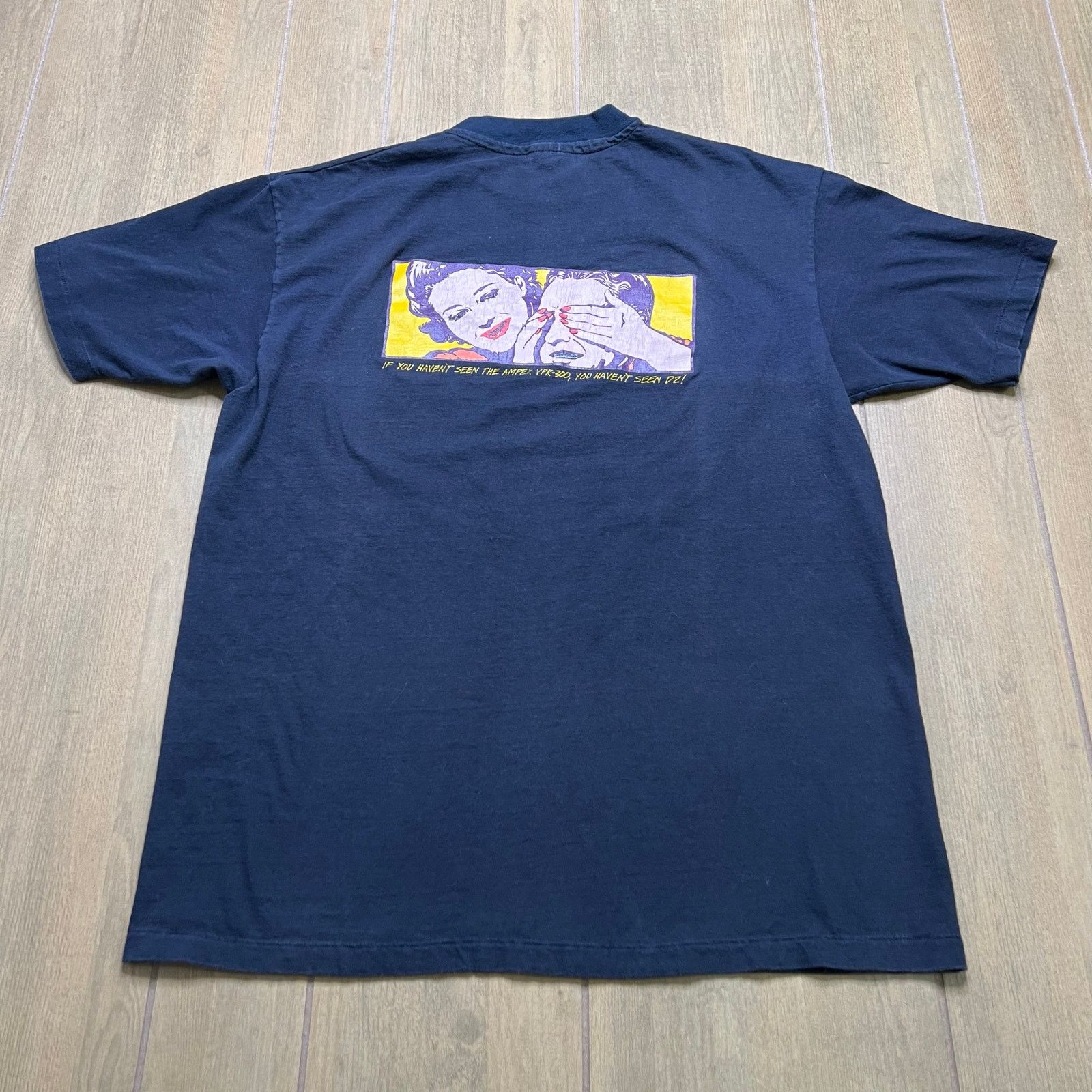 Hanes Vintage Ampex Composite Digital T-Shirt USA XL 90s Promo Size US XL / EU 56 / 4 - 7 Thumbnail