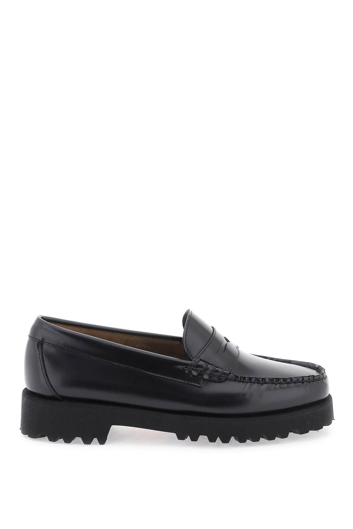 image of G H Bass Co Weejuns 90's Mocassins Shoes in Nero, Women's