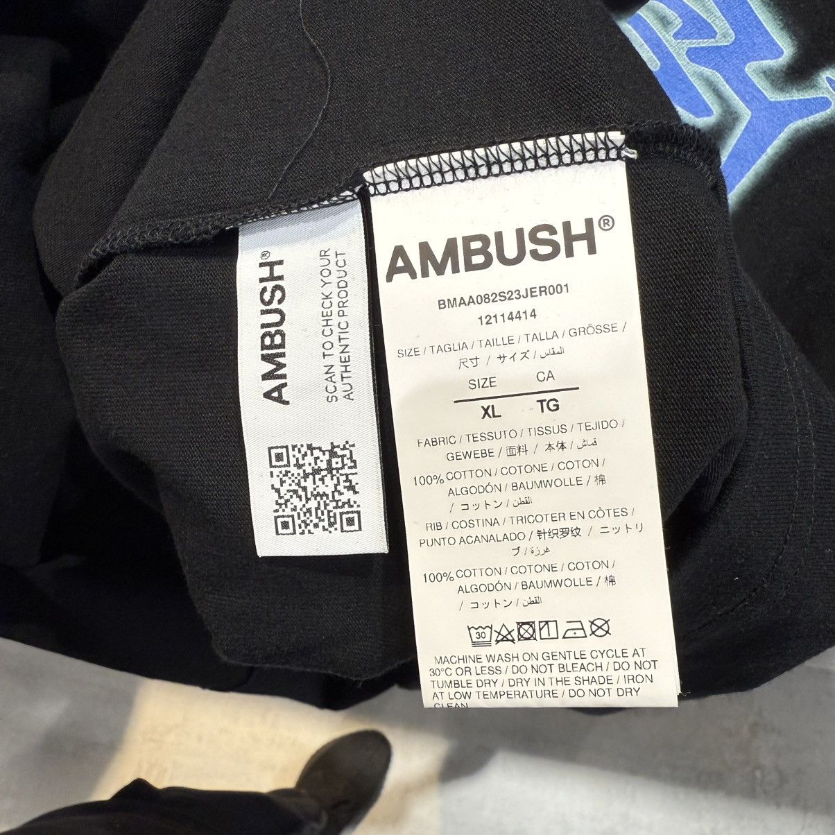 Ambush Design AMBUSH Logo Print Cotton T-Shirt Size US XL / EU 56 / 4 - 5 Thumbnail